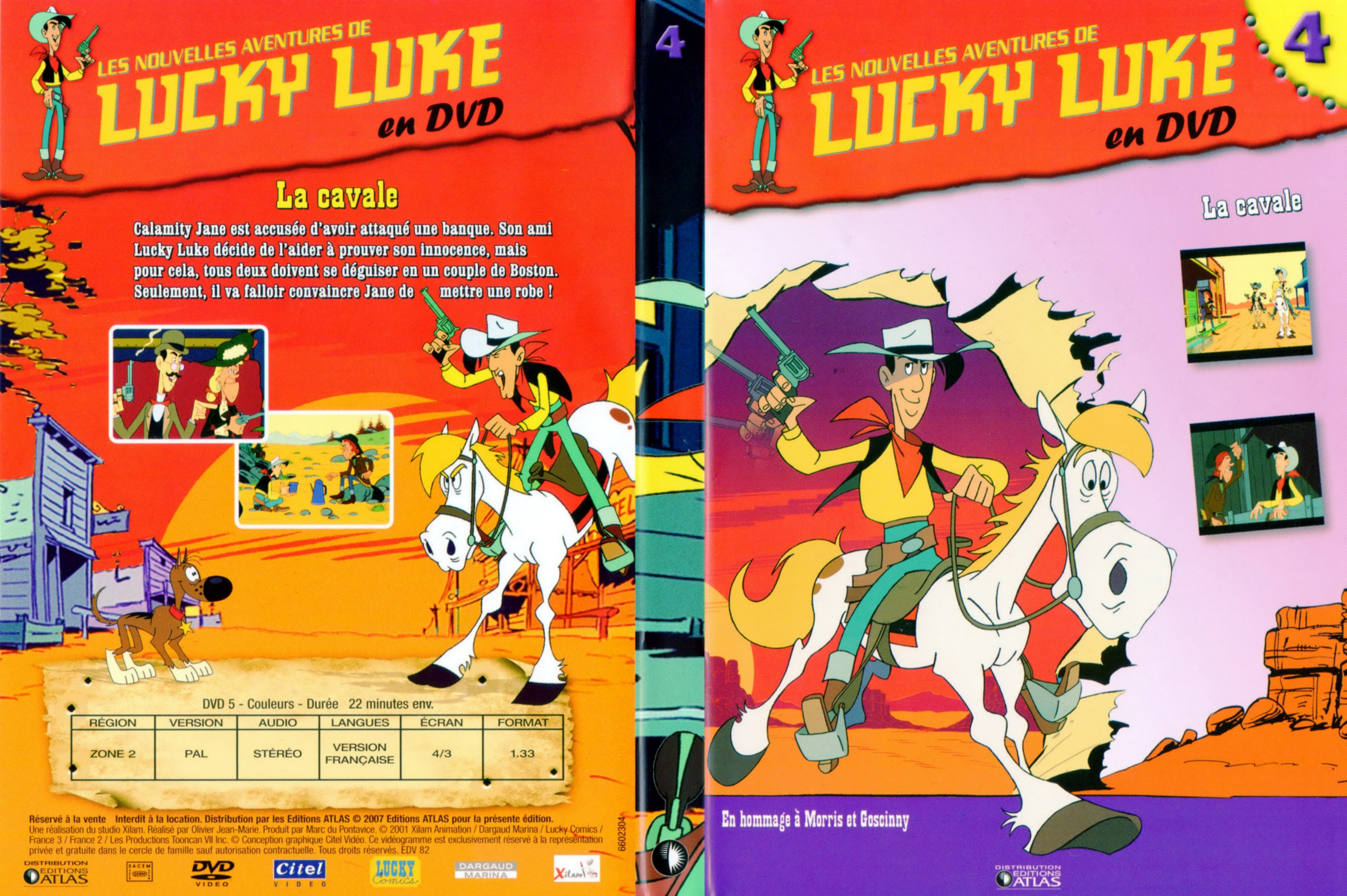 Jaquette DVD Lucky Luke en DVD vol 04