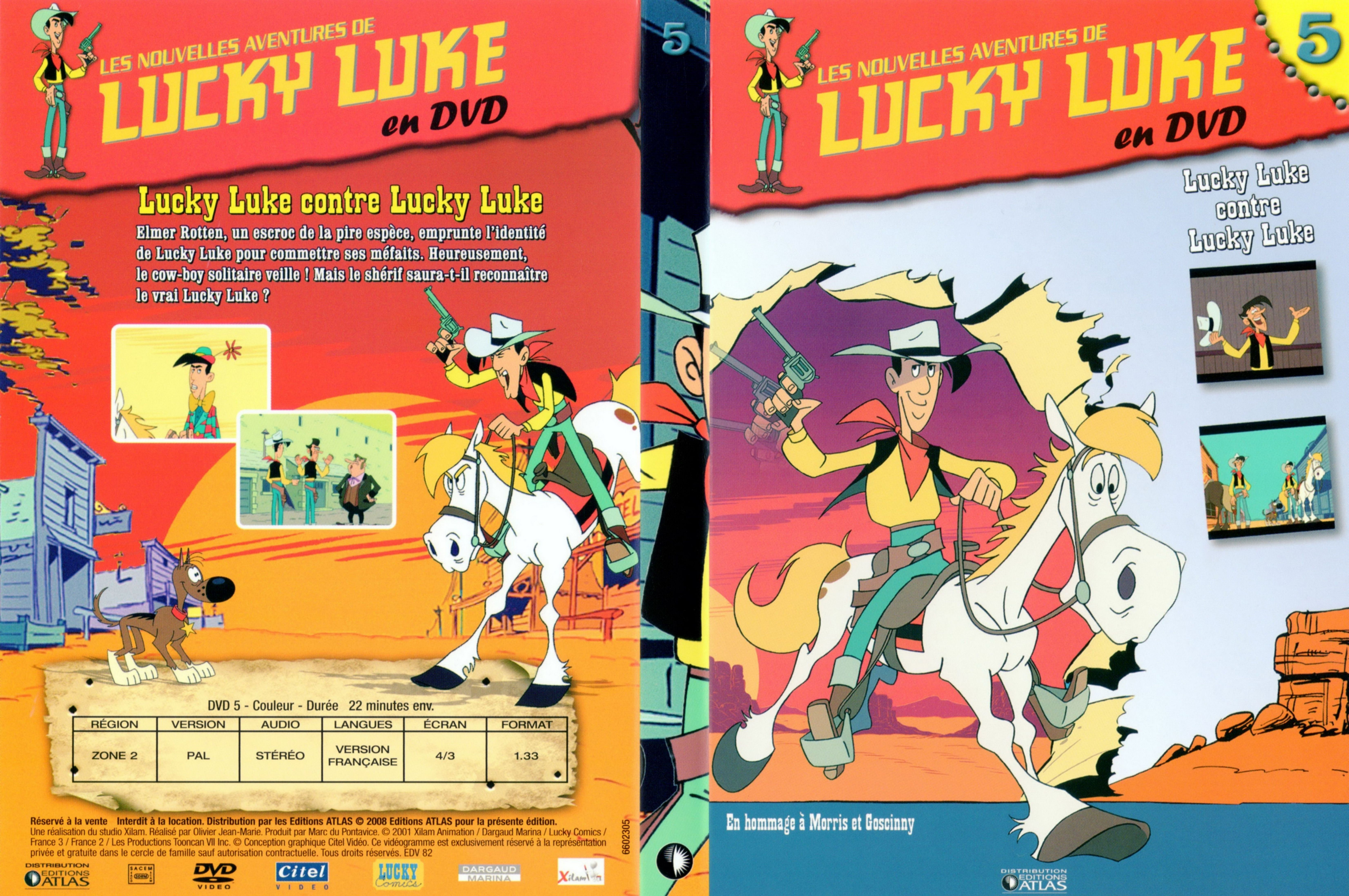 Jaquette DVD Lucky Luke en DVD vol 05
