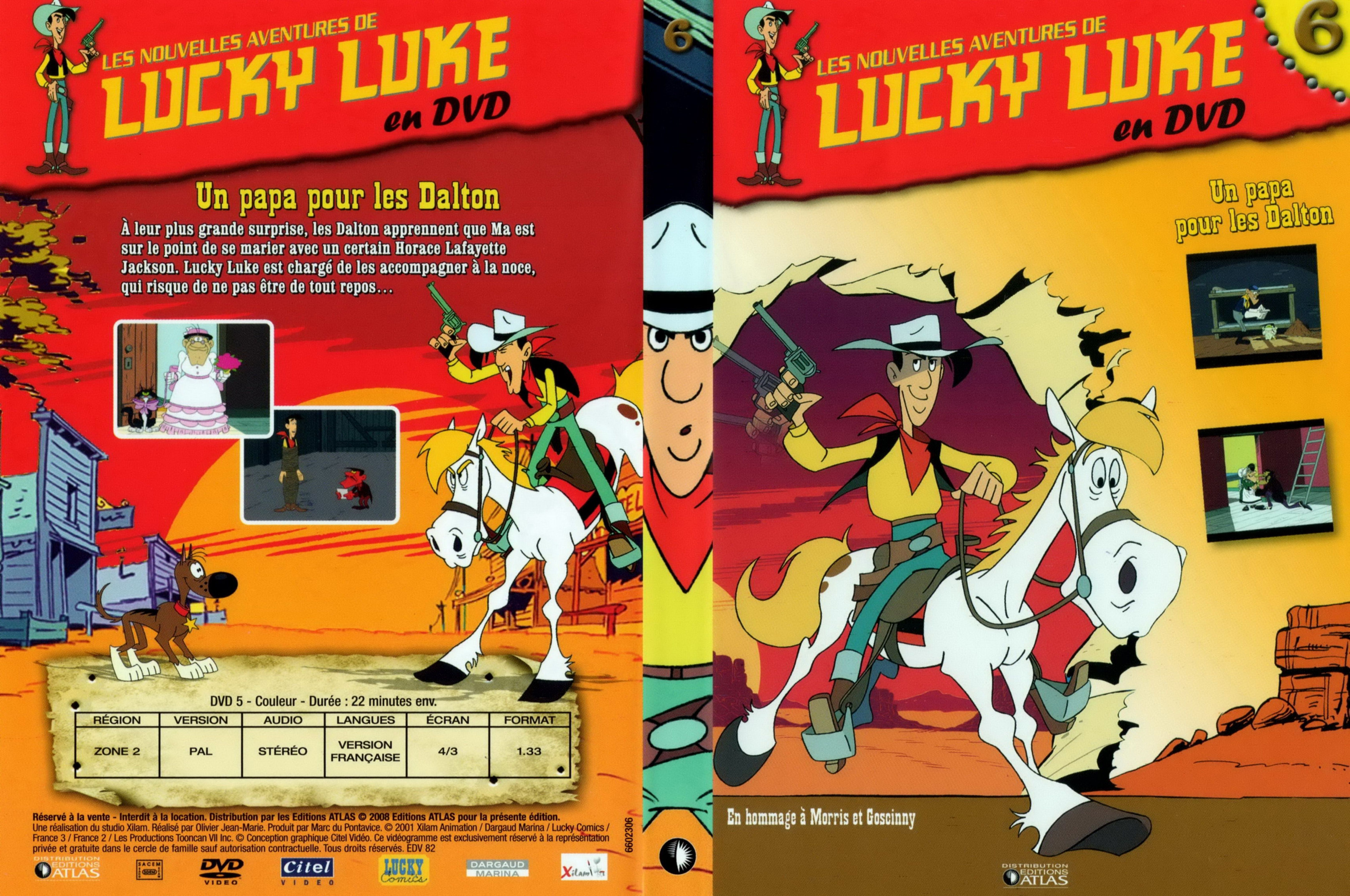 Jaquette DVD Lucky Luke en DVD vol 06