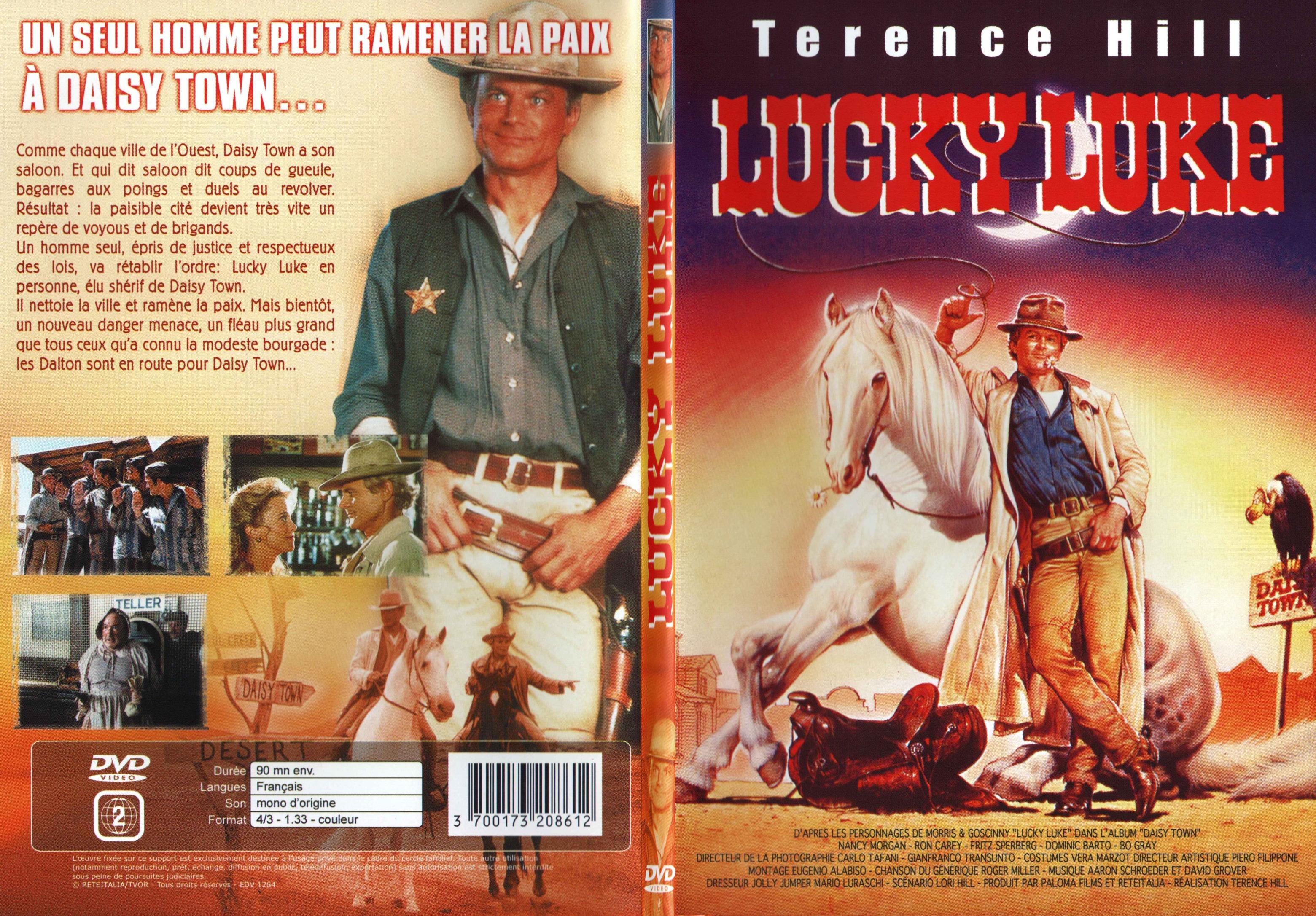 Jaquette DVD Lucky Luke le film - SLIM