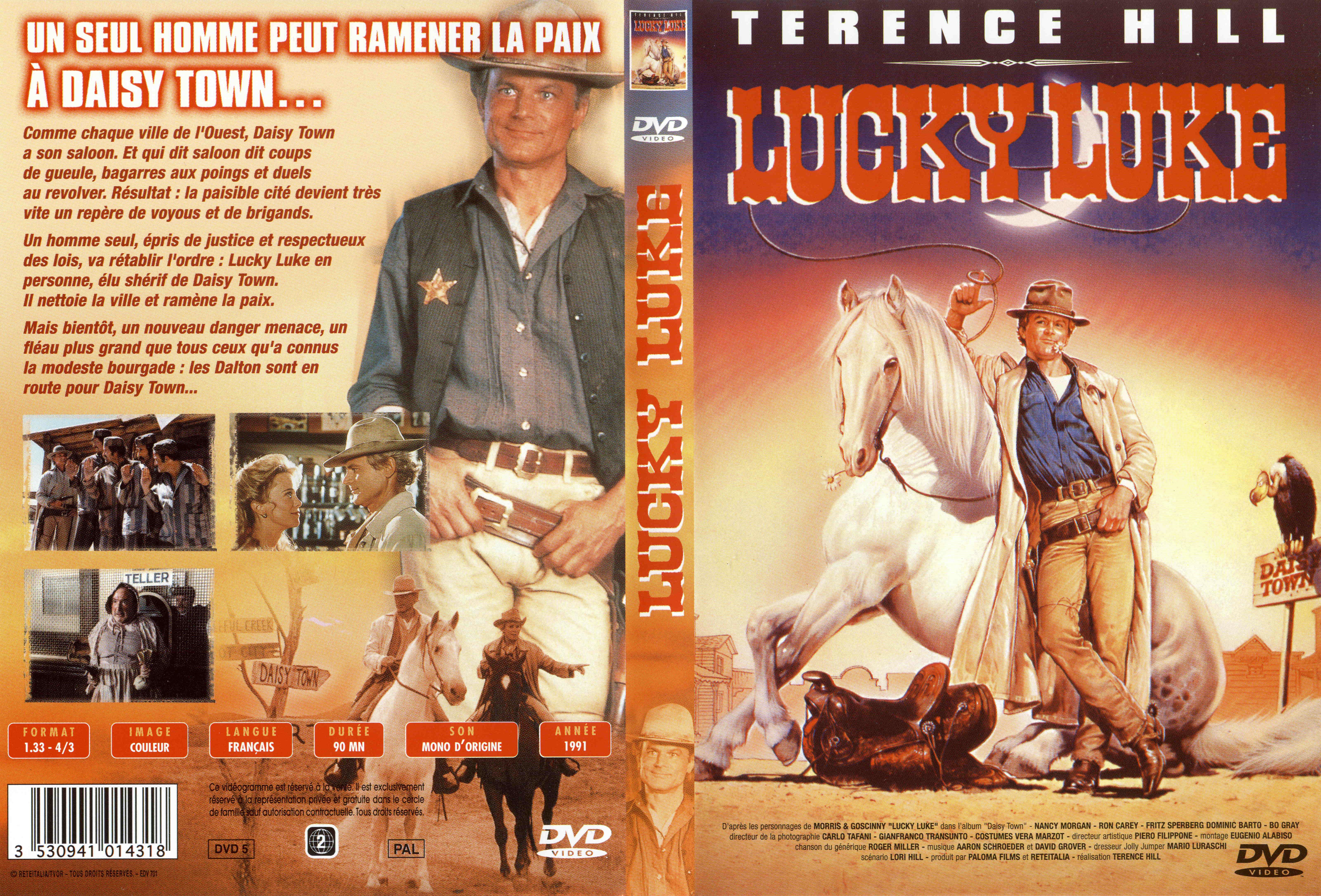 Jaquette DVD Lucky Luke le film v2