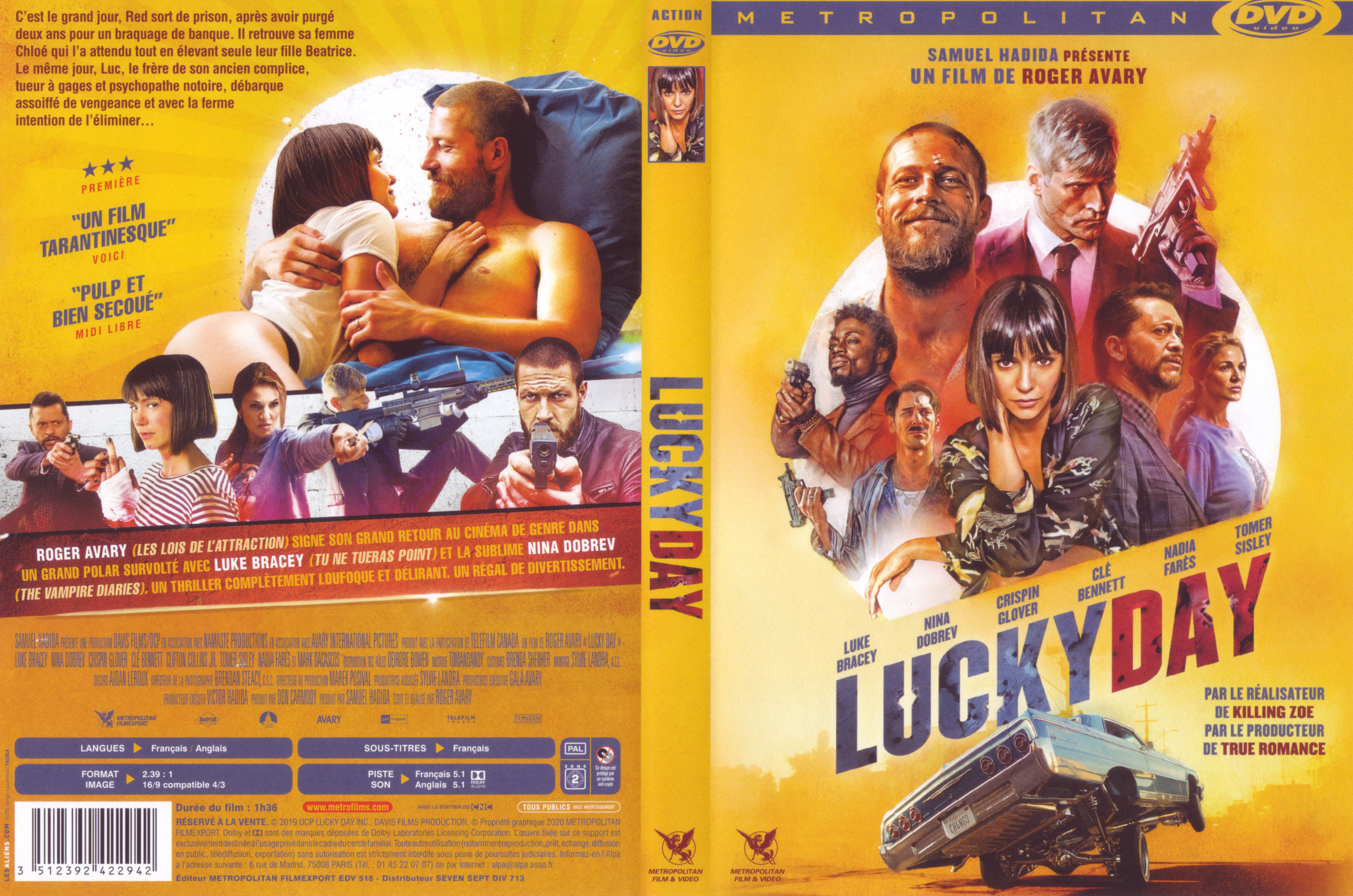 Jaquette DVD Lucky day