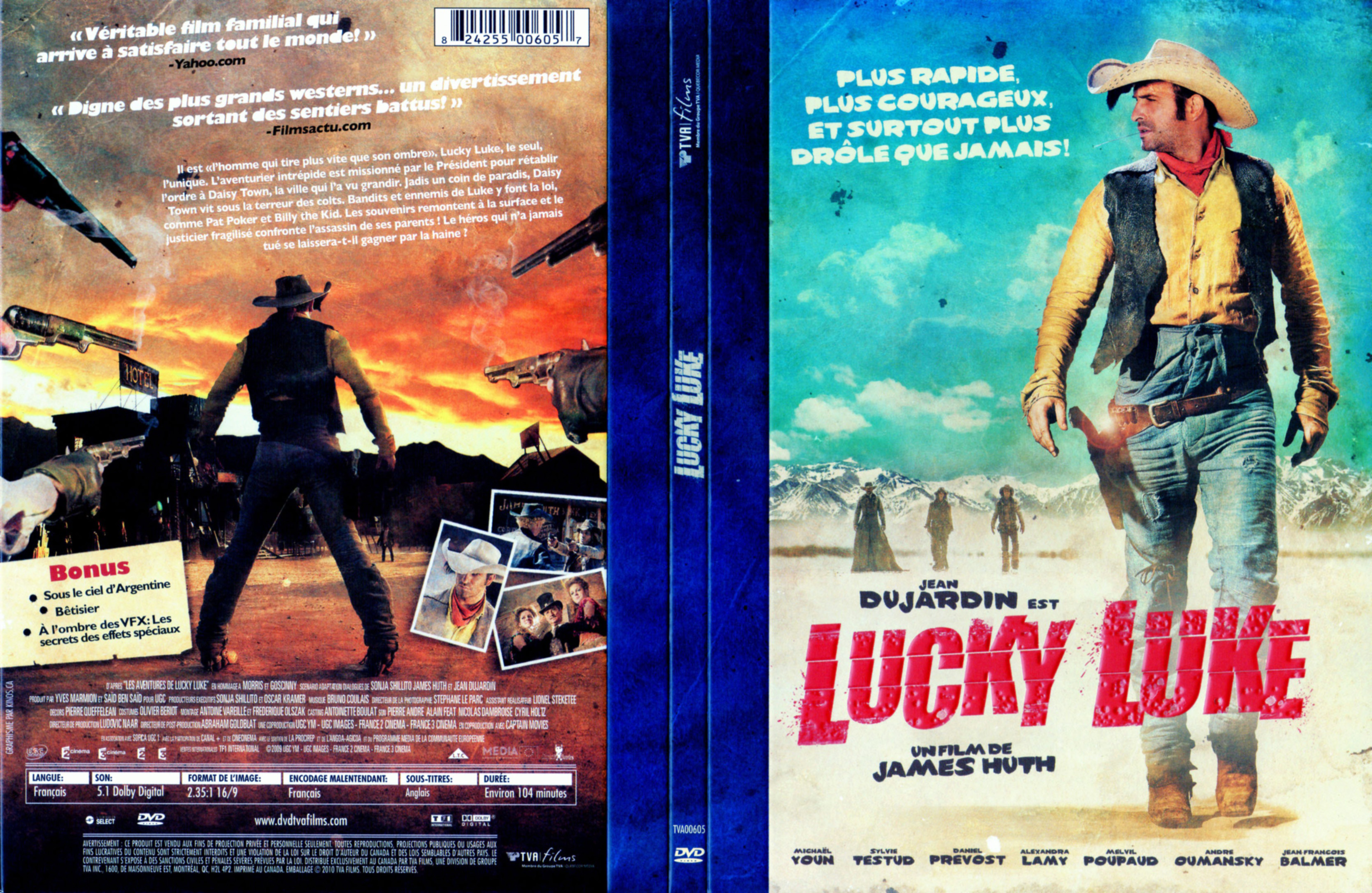 Jaquette DVD Lucky luke (2009) v2