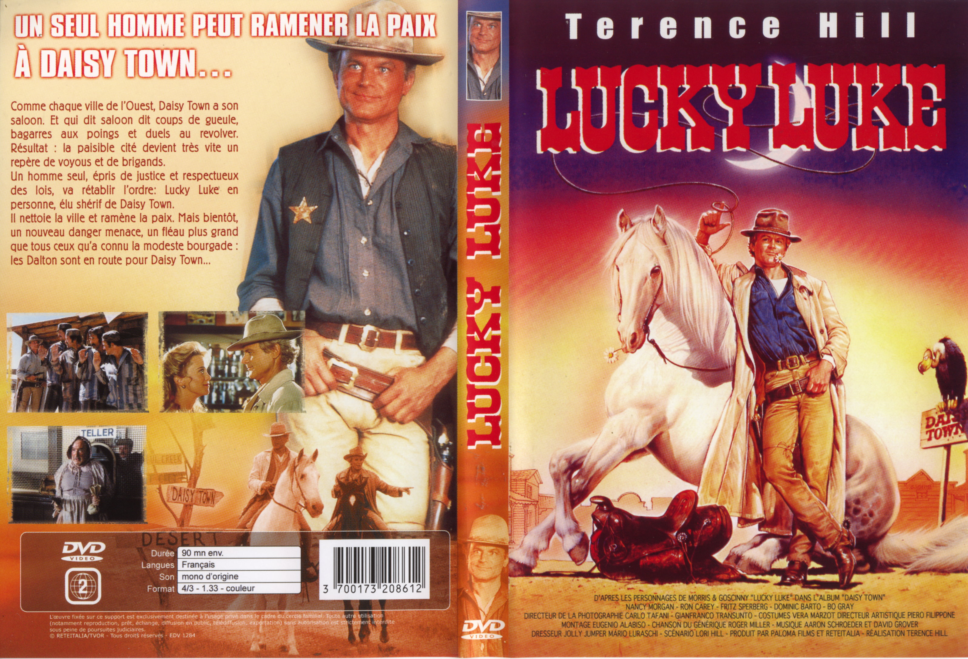 Jaquette DVD Lucky luke (Terence Hill) le film