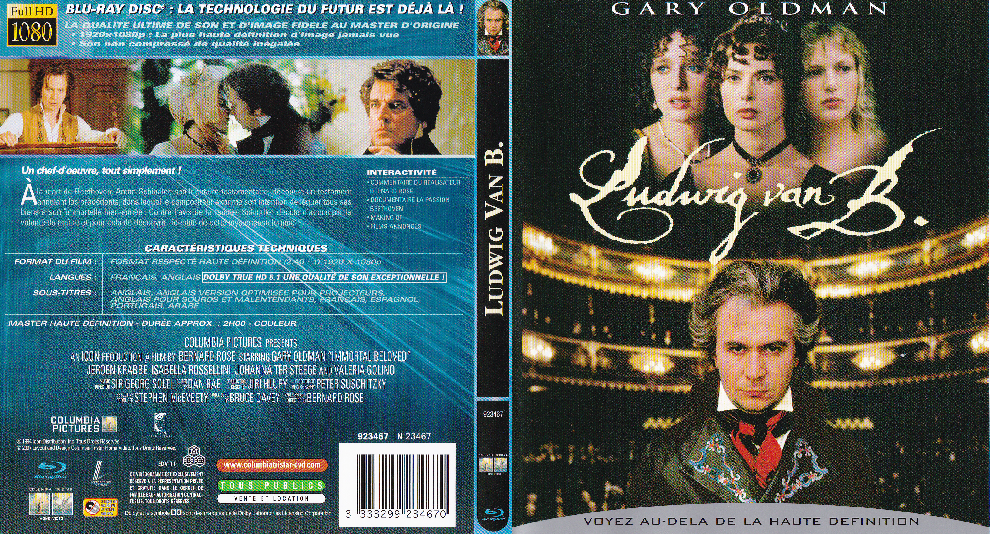 Jaquette DVD Ludwig Van B (BLU-RAY)
