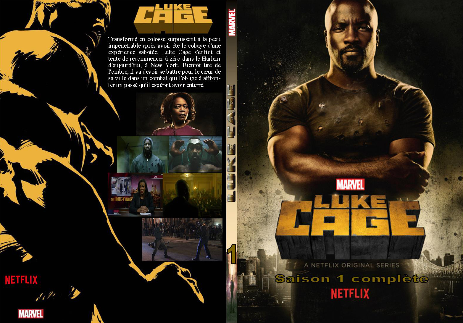 Jaquette DVD Luke Cage saison 1 custom