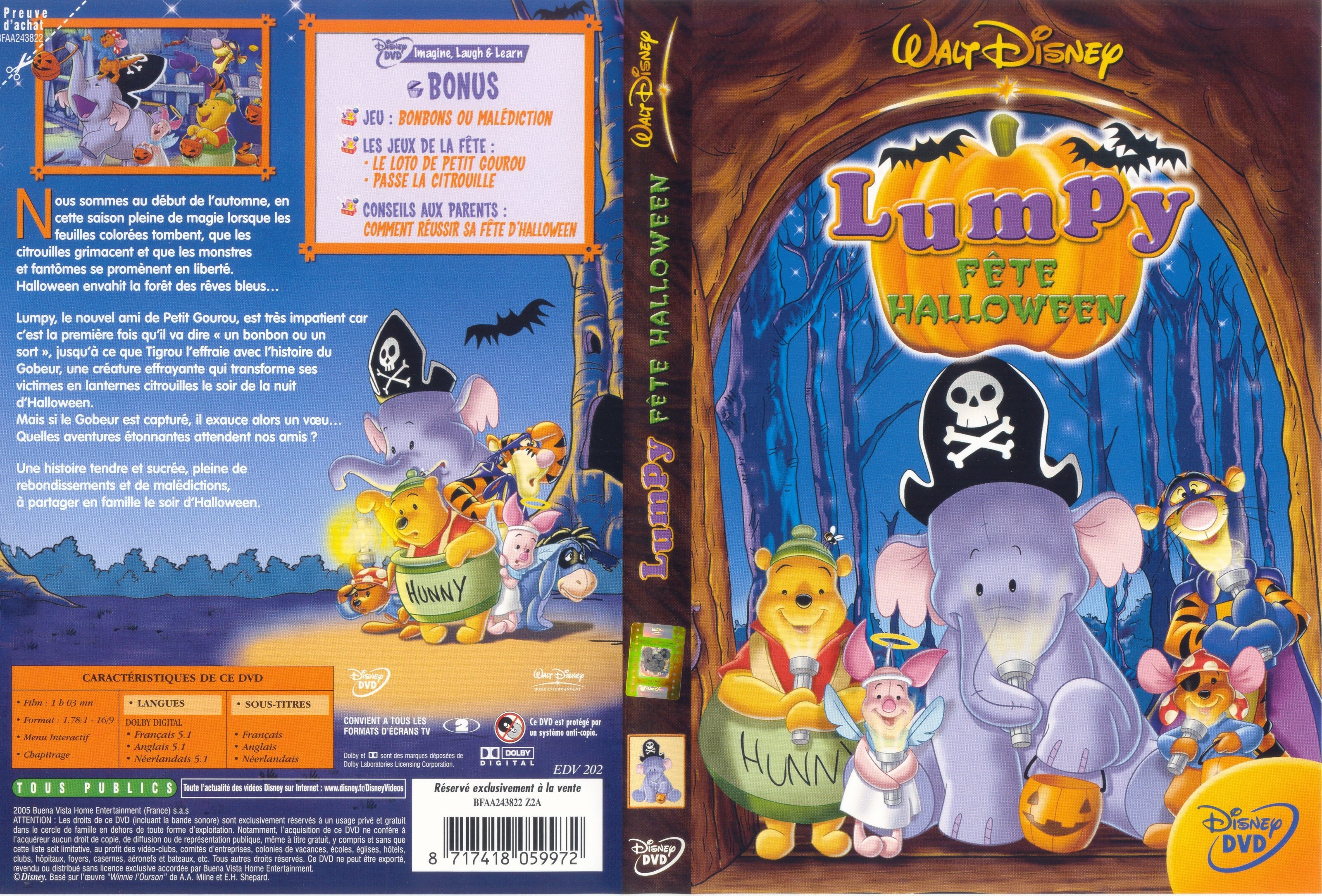 Jaquette DVD Lumpy fete Halloween