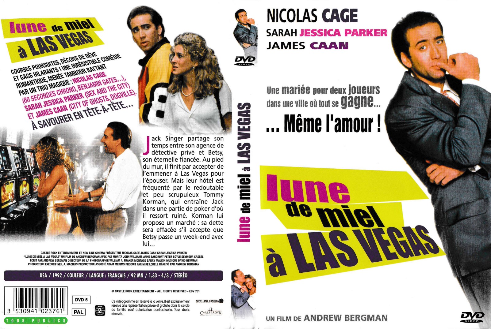 Jaquette DVD Lune de miel  Las Vegas v2