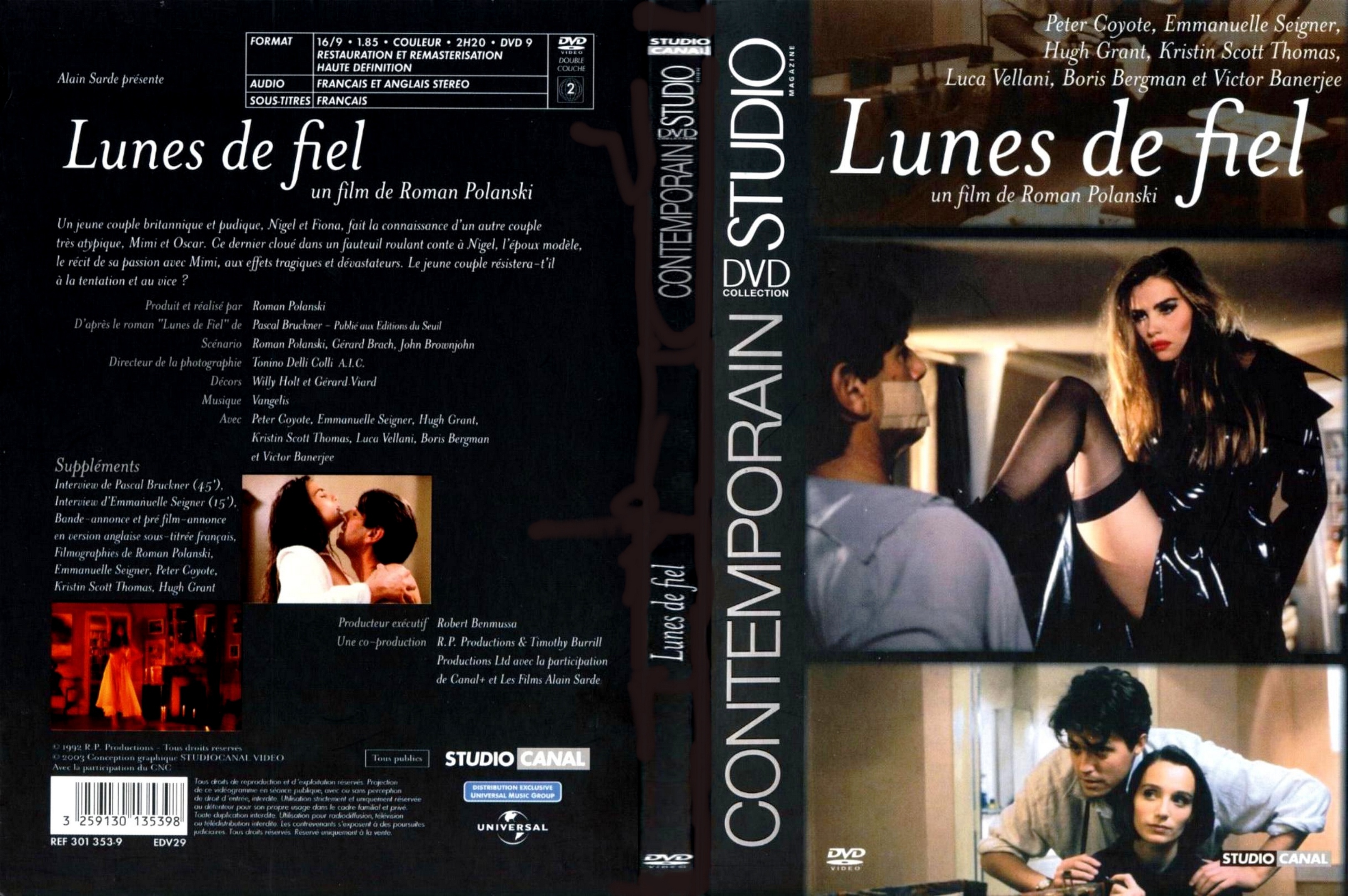 Jaquette DVD Lunes de fiel