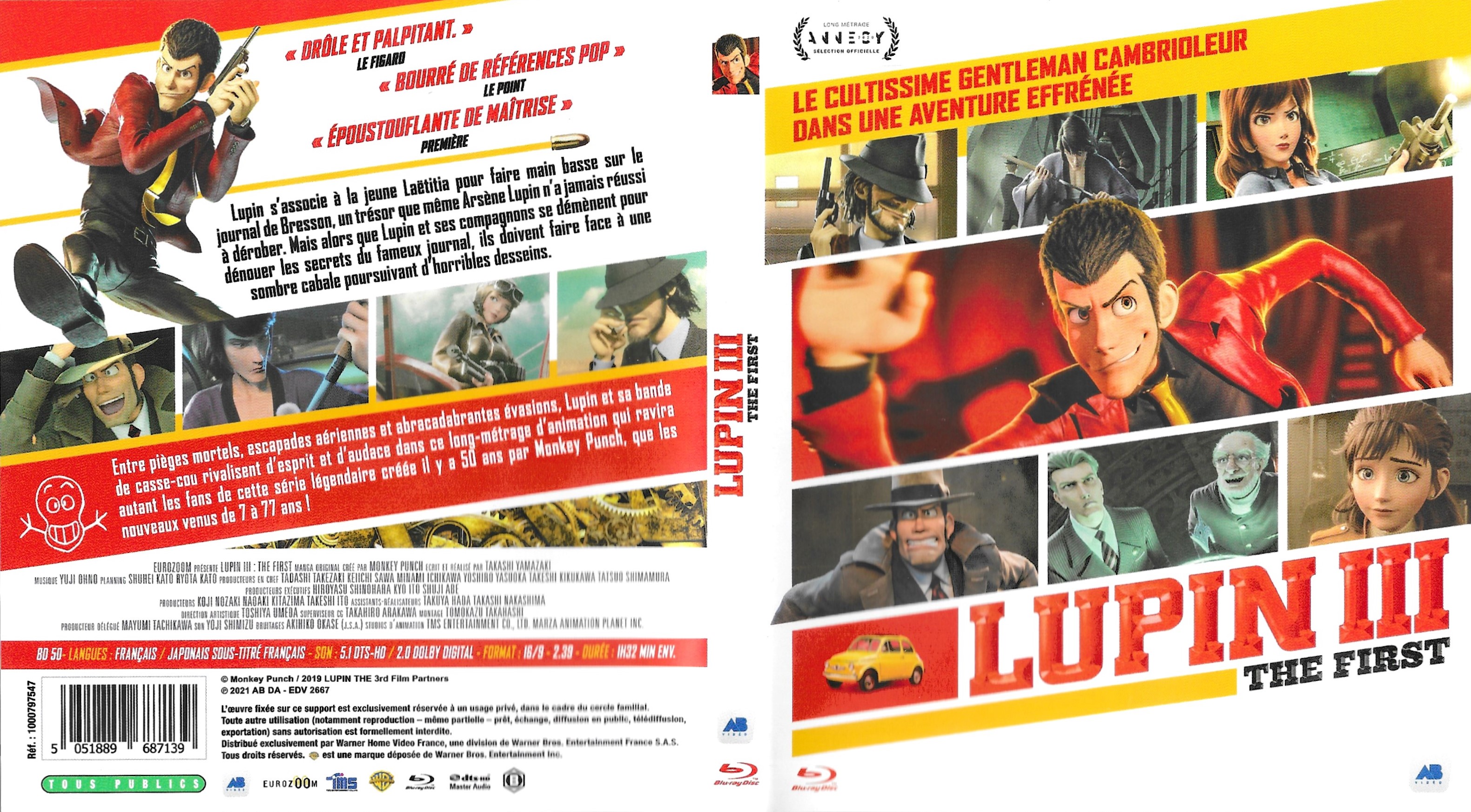 Jaquette DVD Lupin III the first (BLU-RAY)