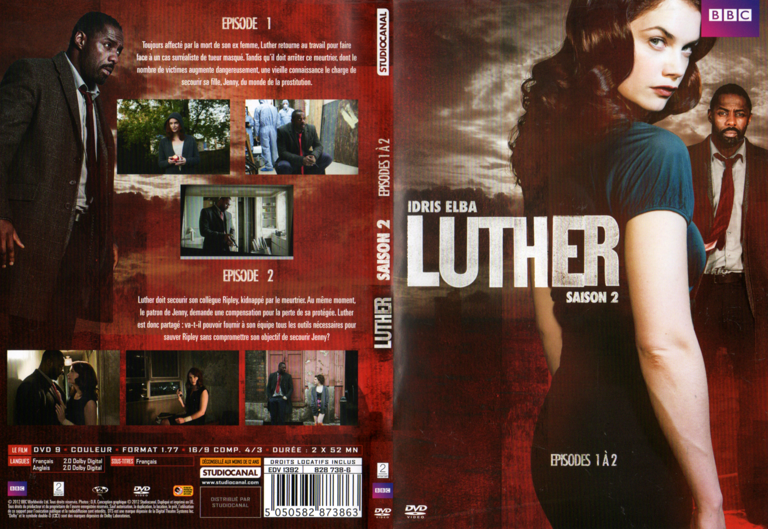 Jaquette DVD Luther Saison 2 Ep 1-2