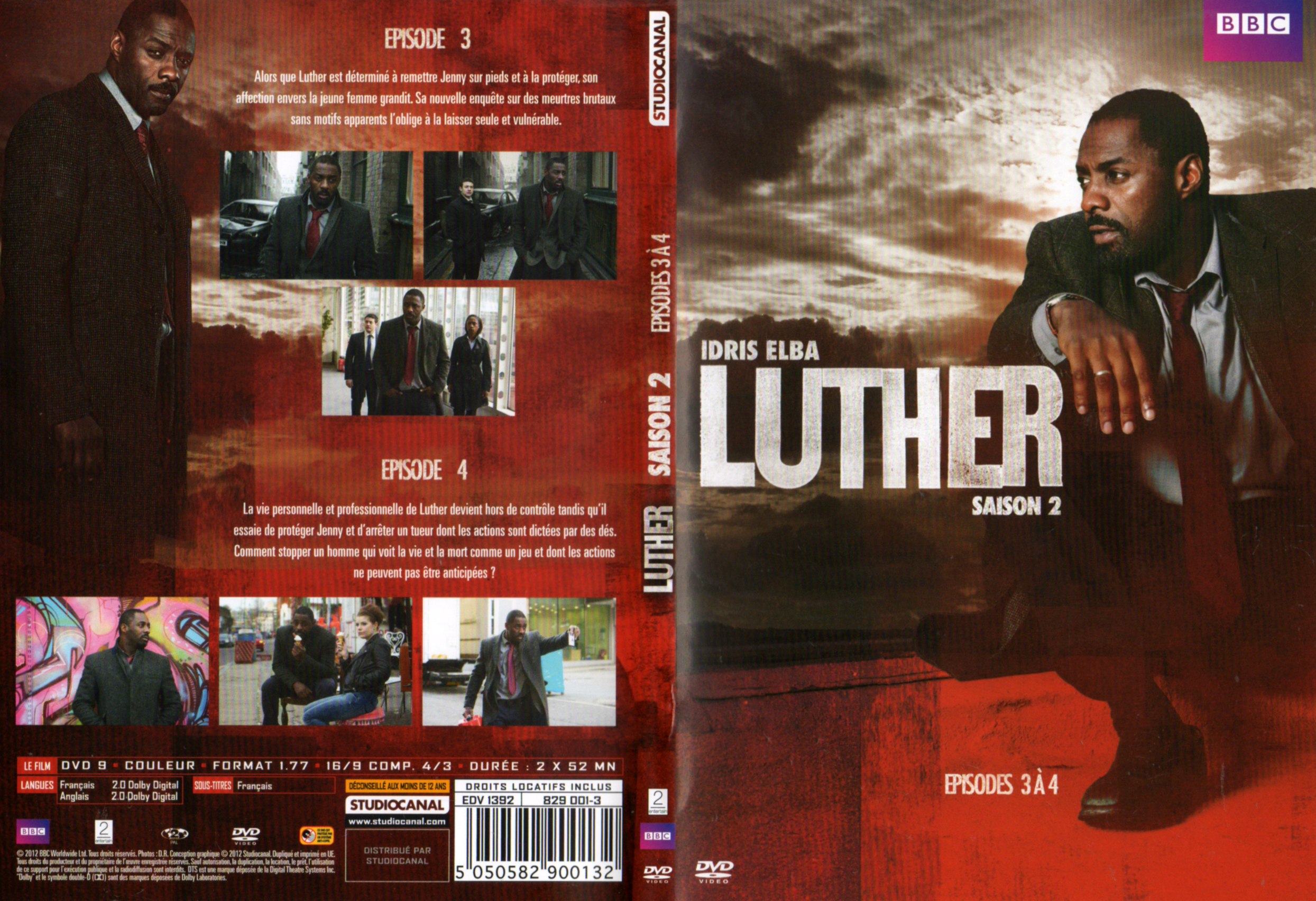 Jaquette DVD Luther Saison 2 Ep 3-4
