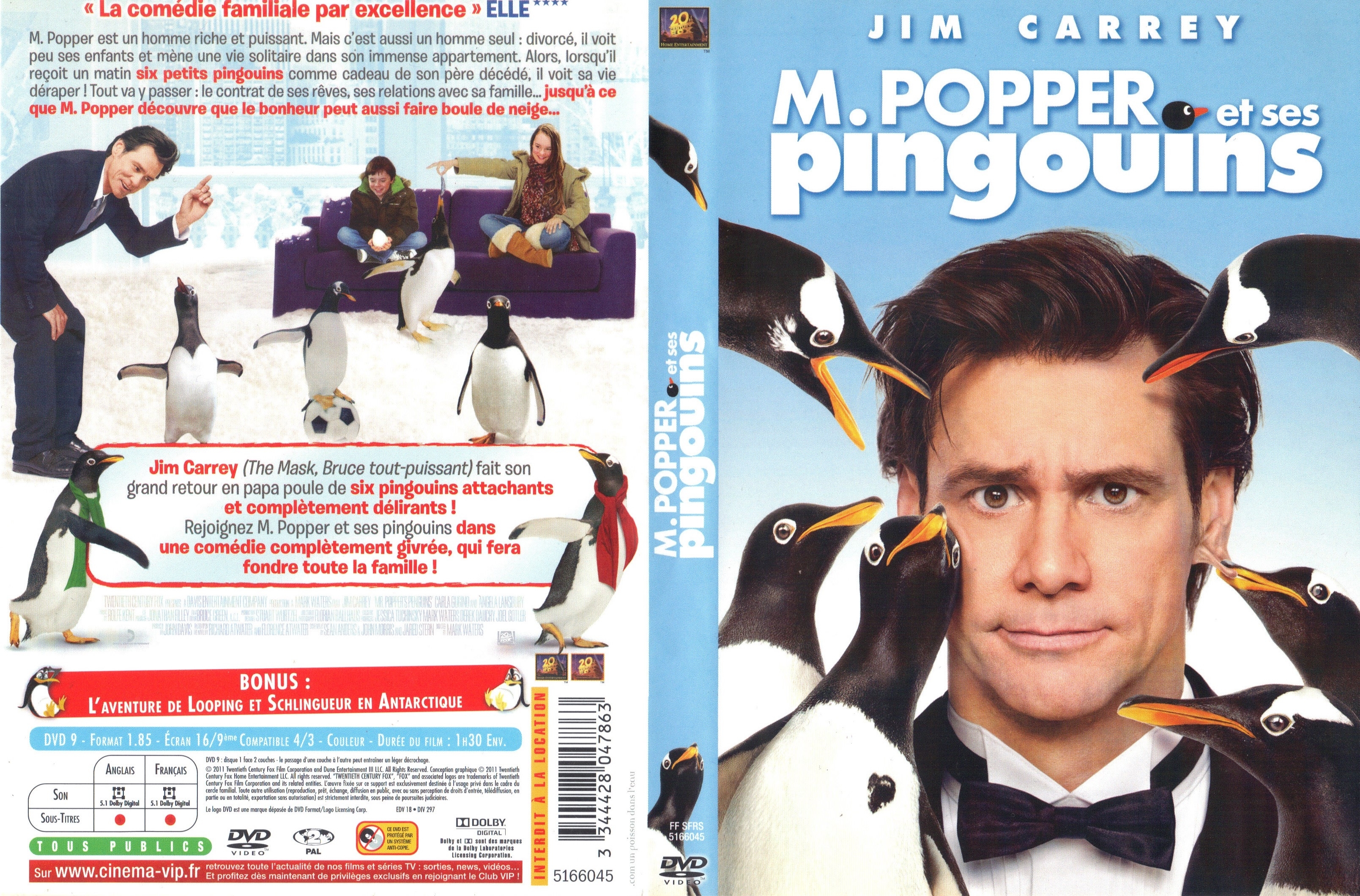 Jaquette DVD M. Popper et ses pingouins