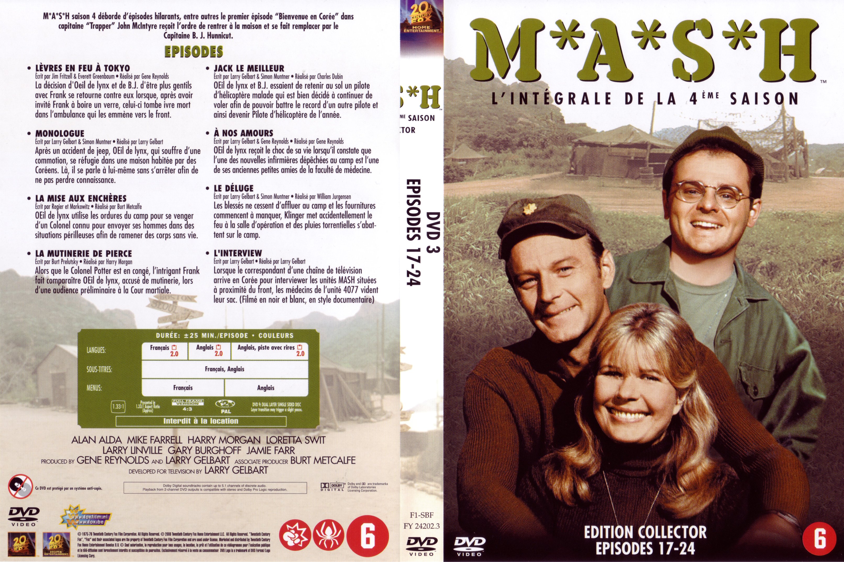 Jaquette DVD MASH Saison 4 vol 3
