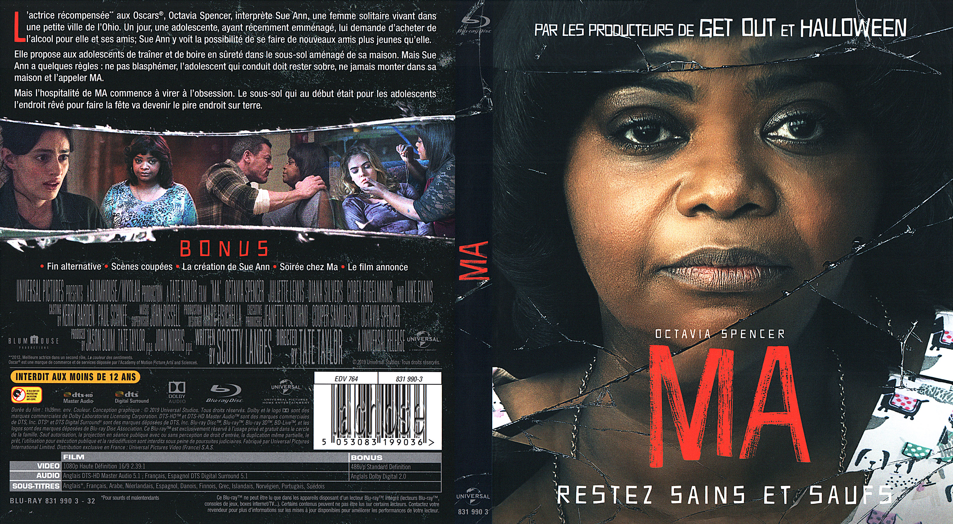 Jaquette DVD MA (BLU-RAY)