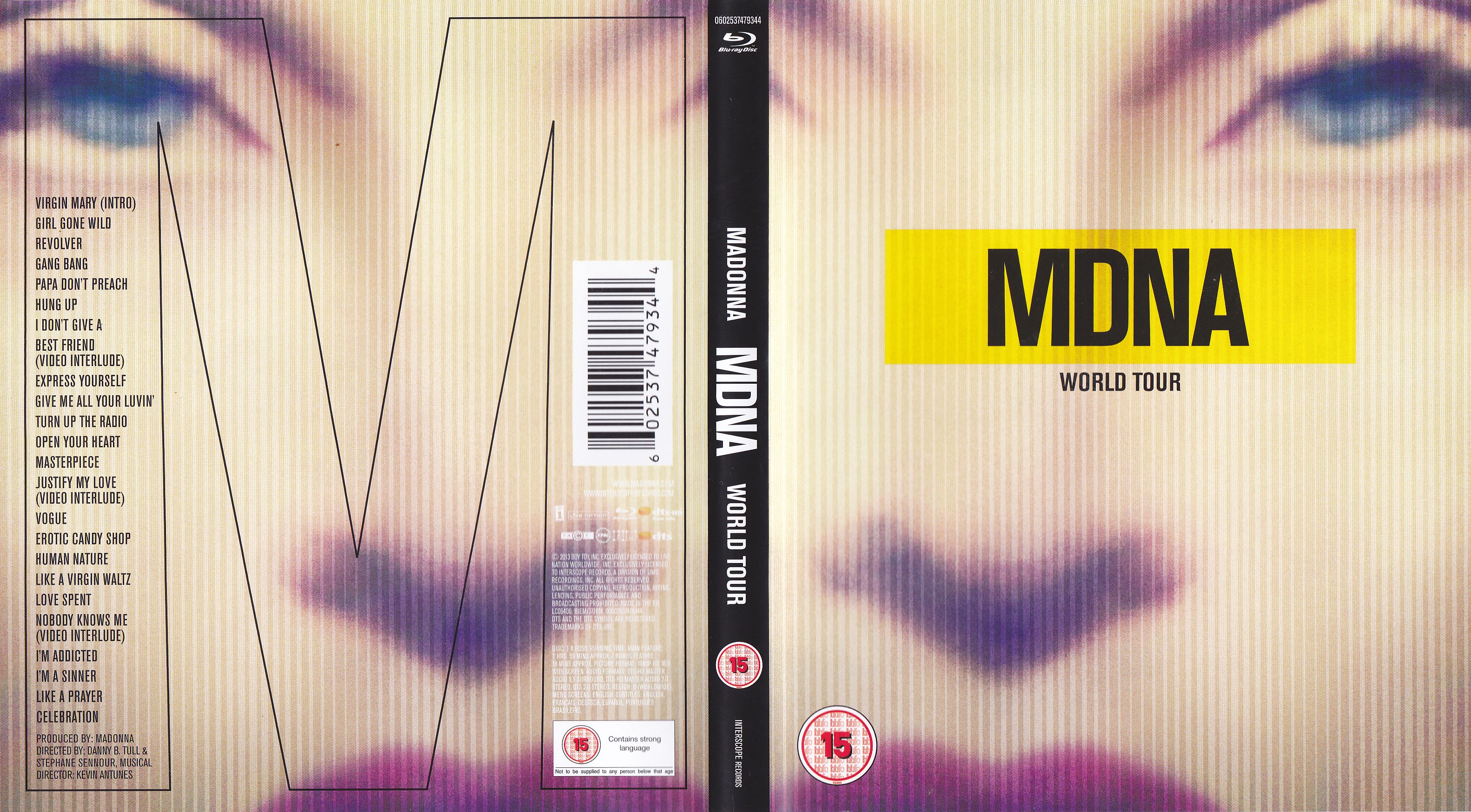 Jaquette DVD MDNA World Tour (BLU-RAY)