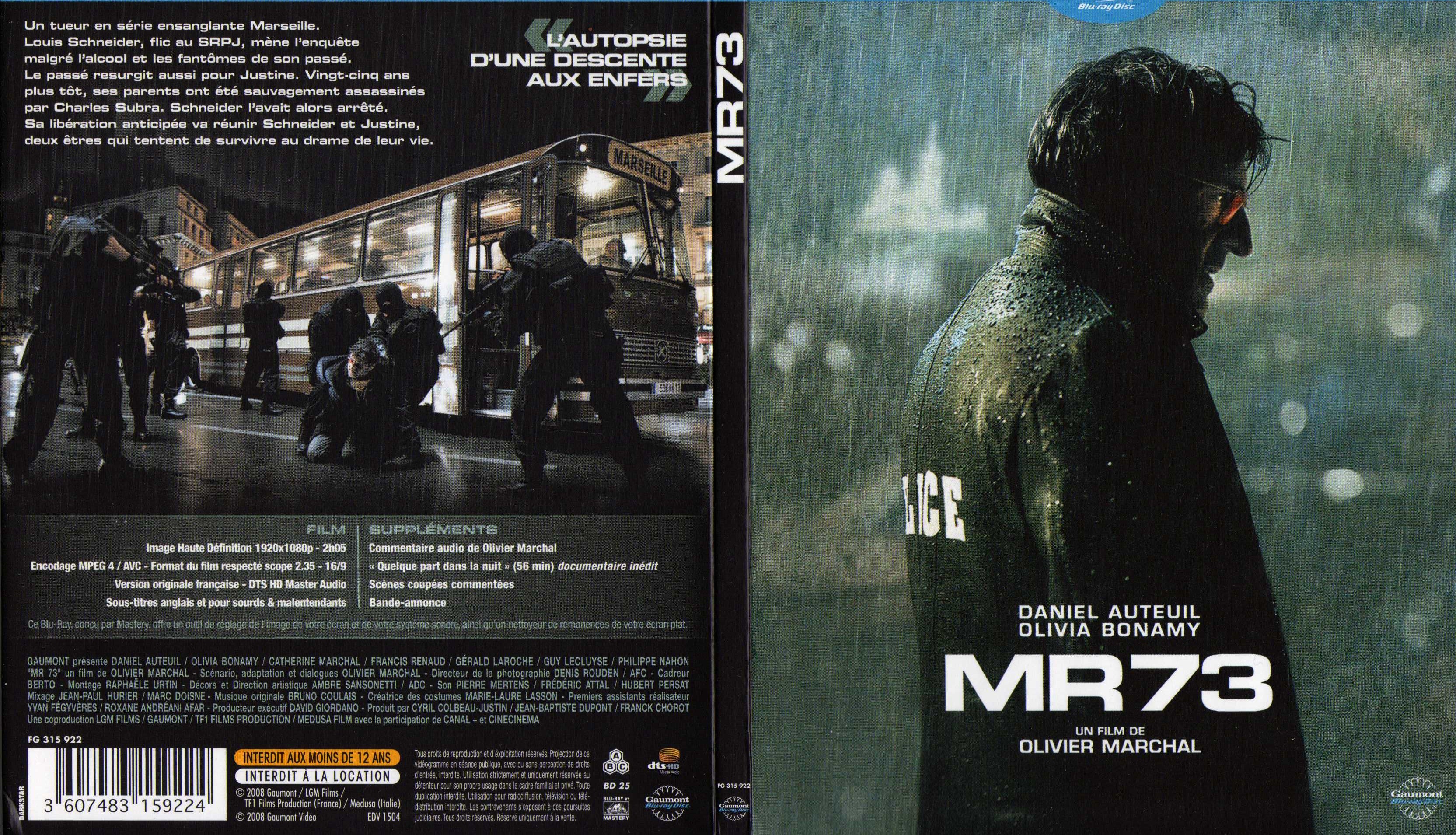 Jaquette DVD MR 73 (BLU-RAY)