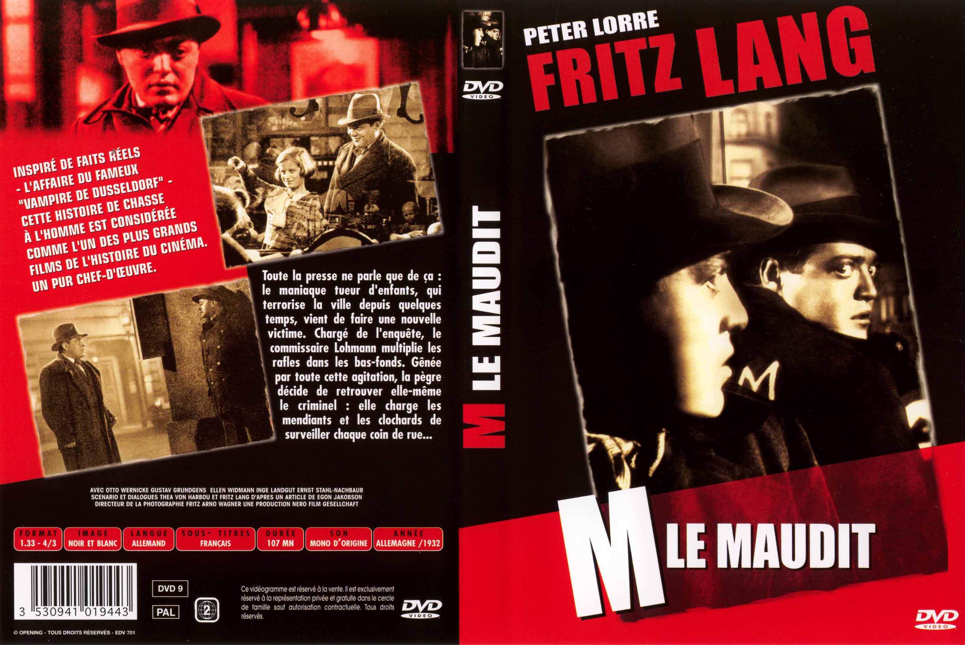 Jaquette DVD M le maudit