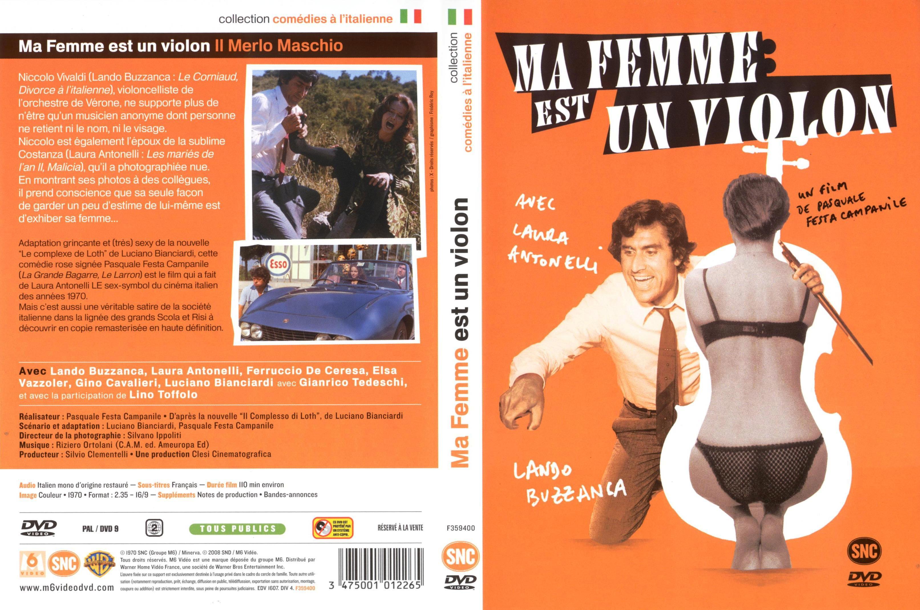 Jaquette DVD Ma femme est un violon