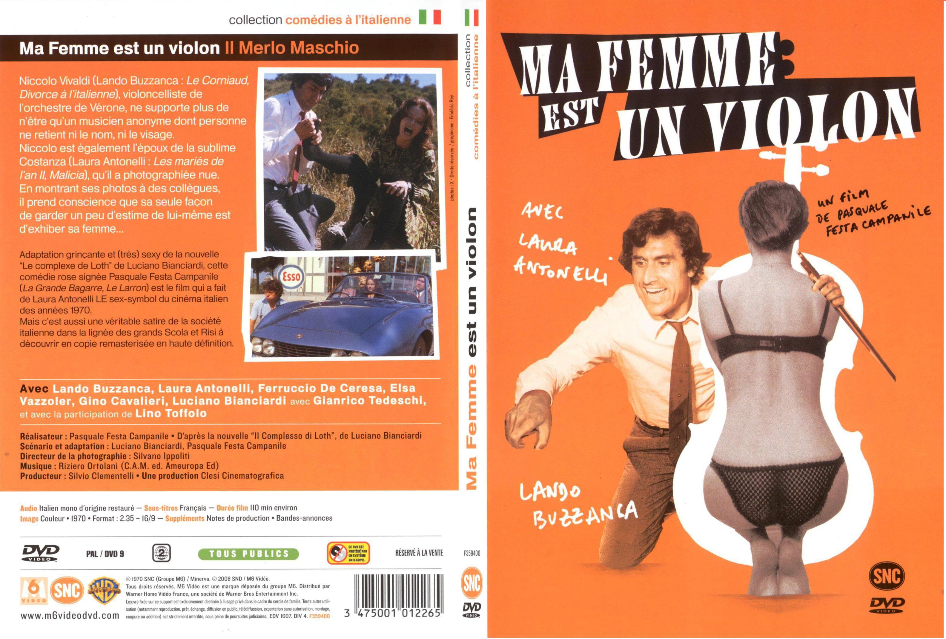 Jaquette DVD Ma femme est un violon - SLIM