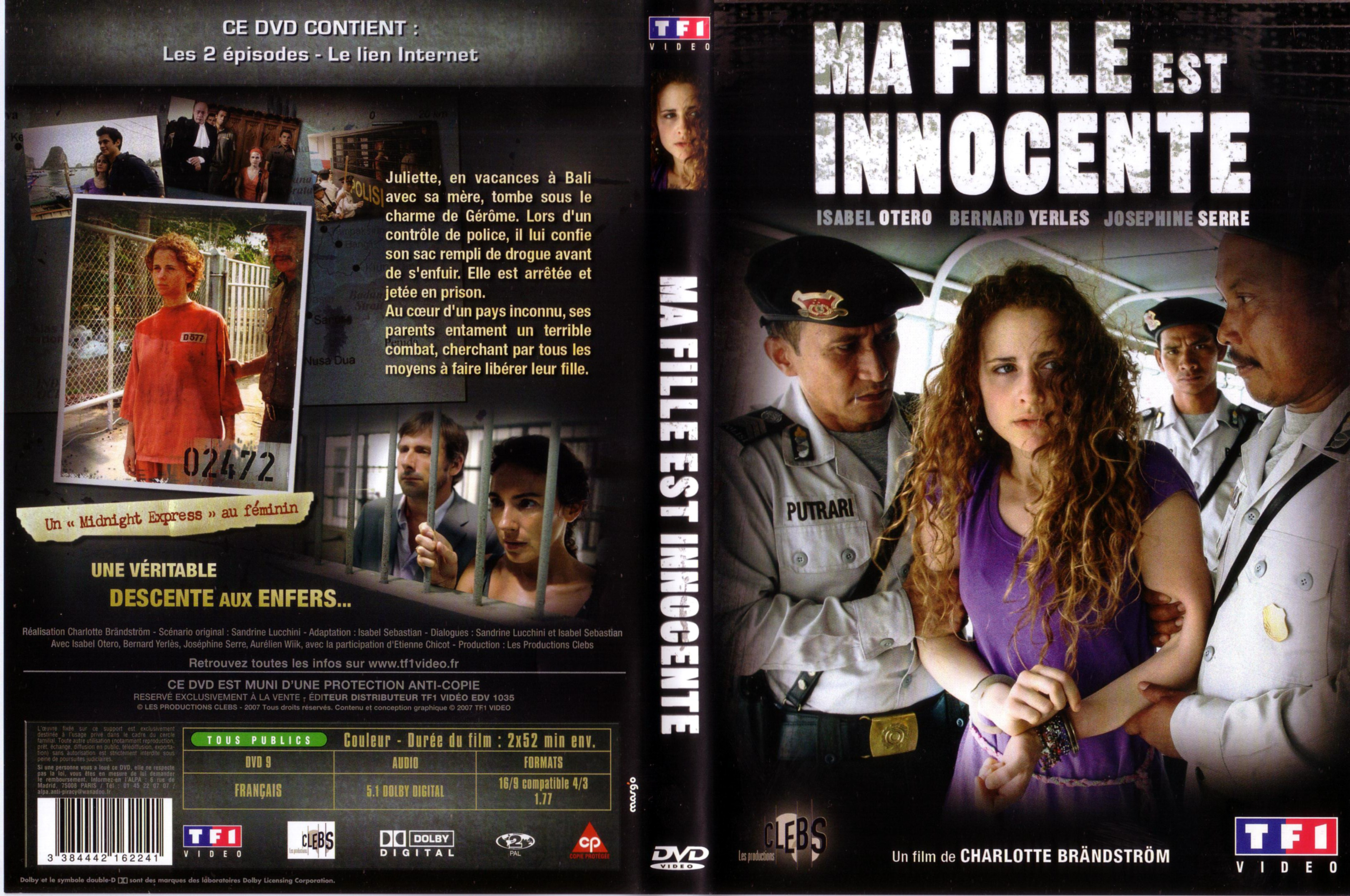 Jaquette DVD Ma fille est innocente