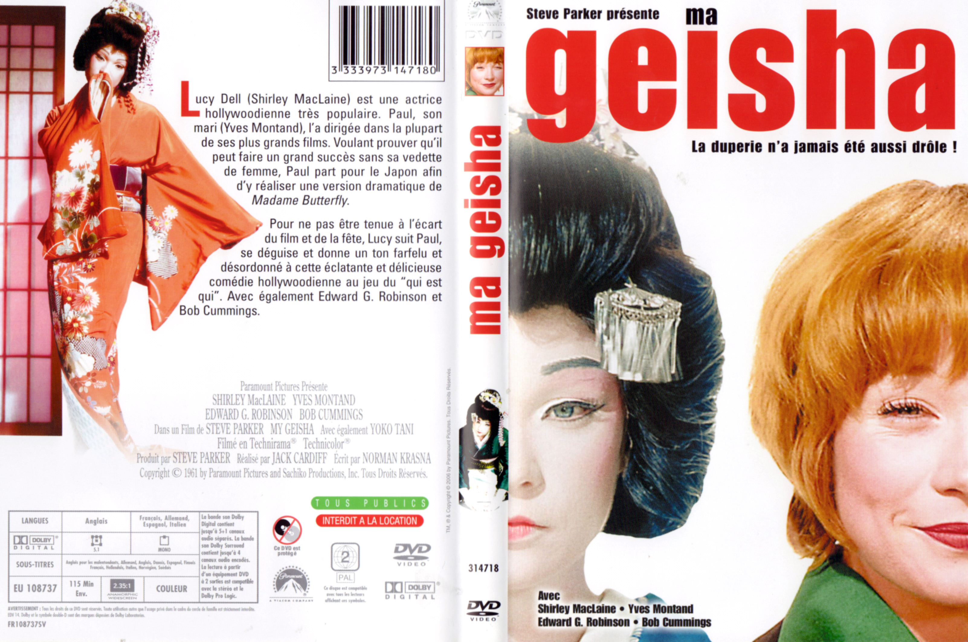 Jaquette DVD Ma geisha
