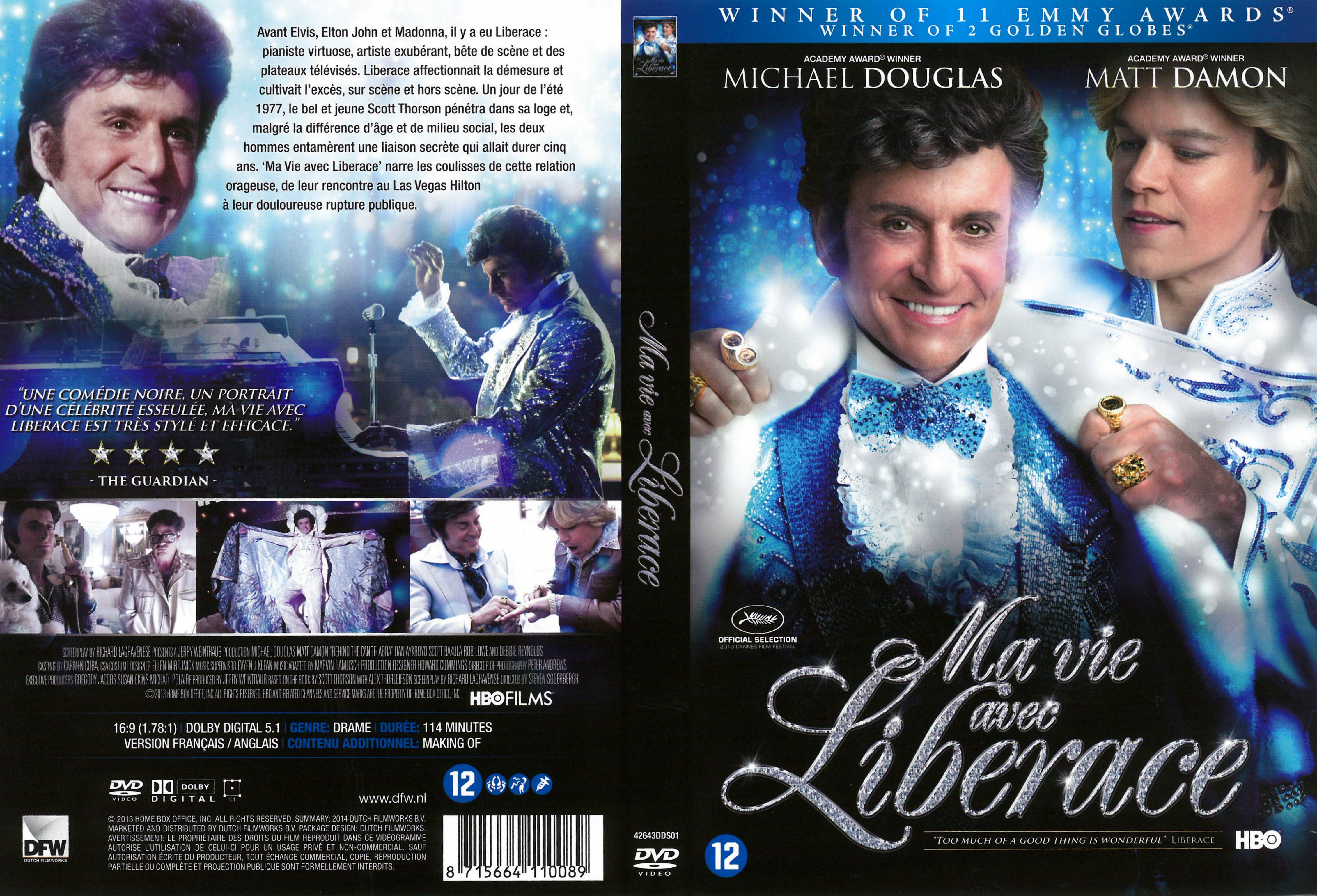 Jaquette DVD Ma vie avec Liberace v2