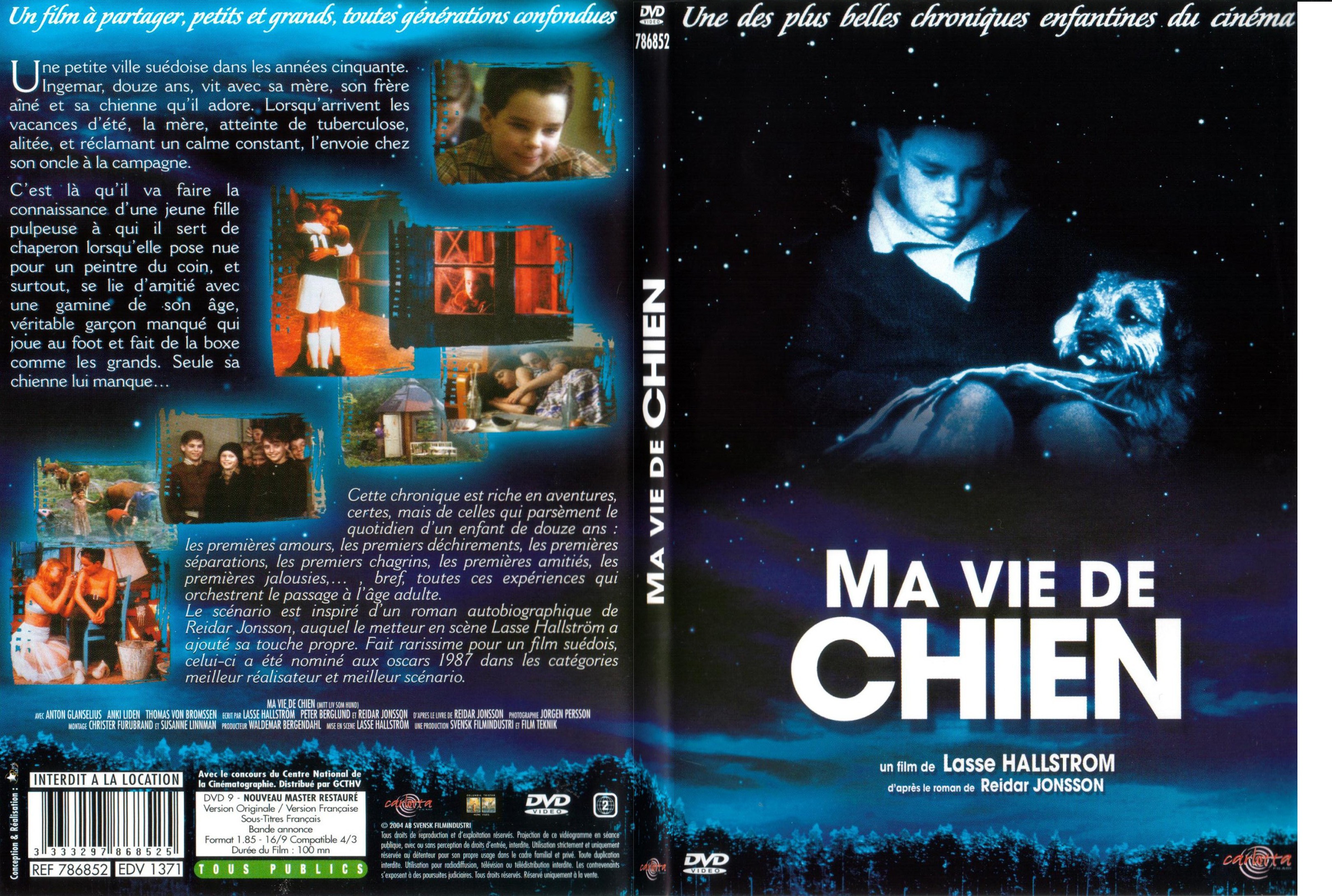 Jaquette DVD Ma vie de chien - SLIM 