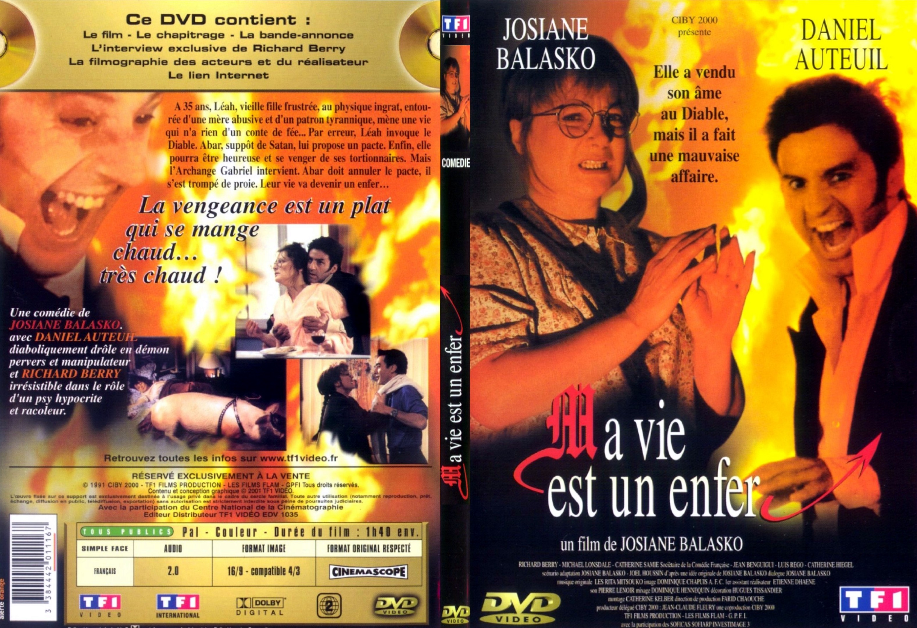 Jaquette DVD Ma vie est un enfer - SLIM