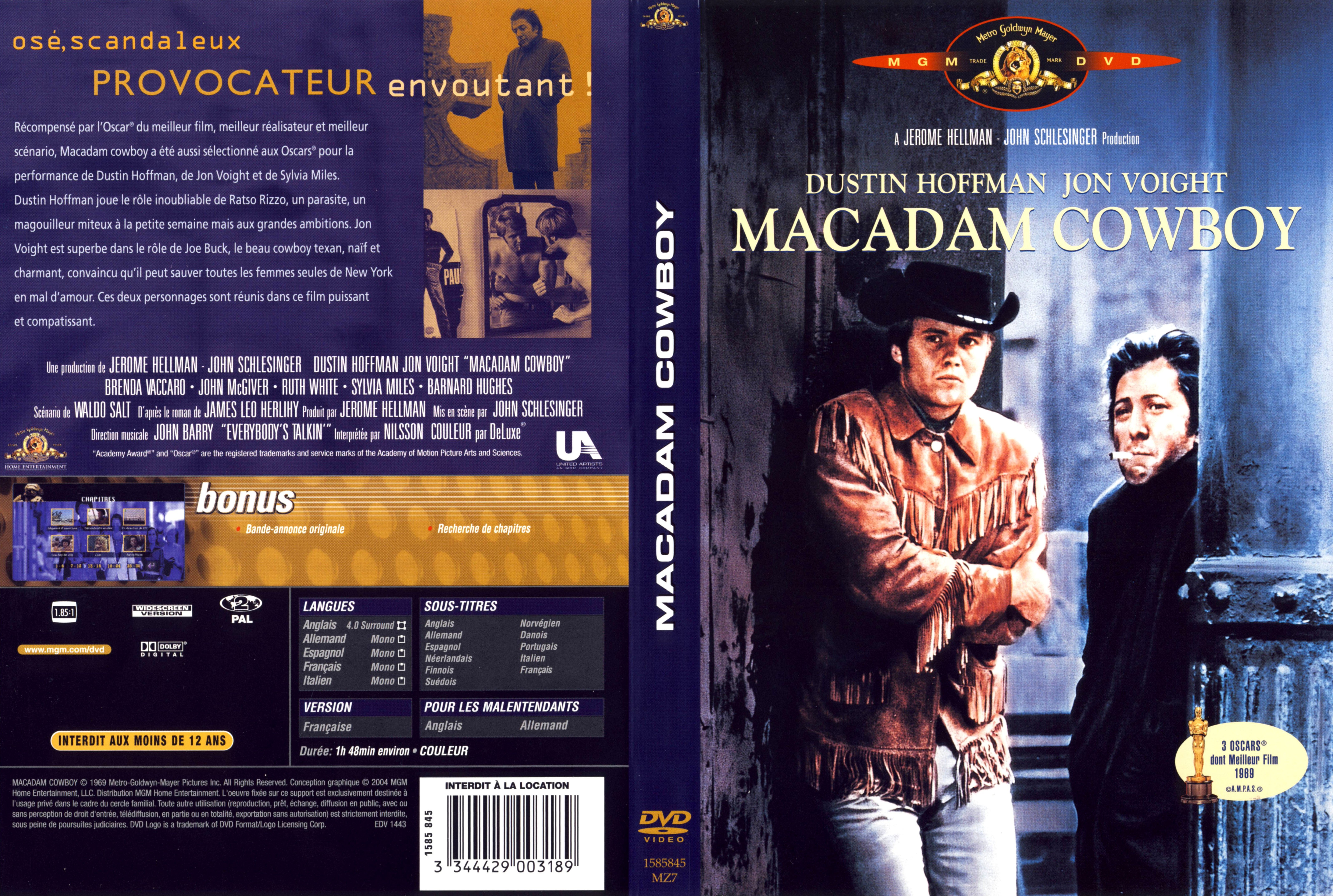 Jaquette DVD Macadam cowboy