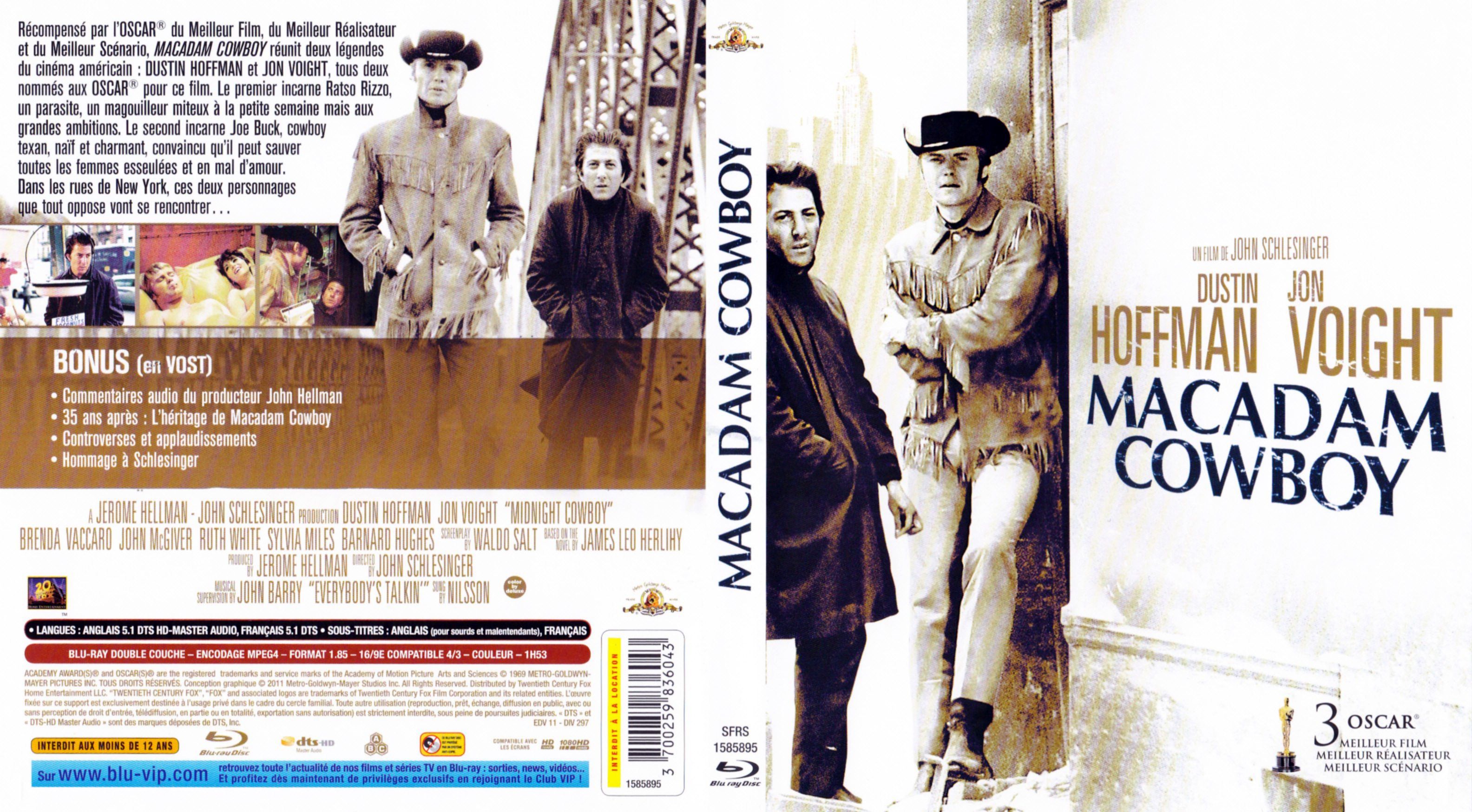 Jaquette DVD Macadam cowboy (BLU-RAY)