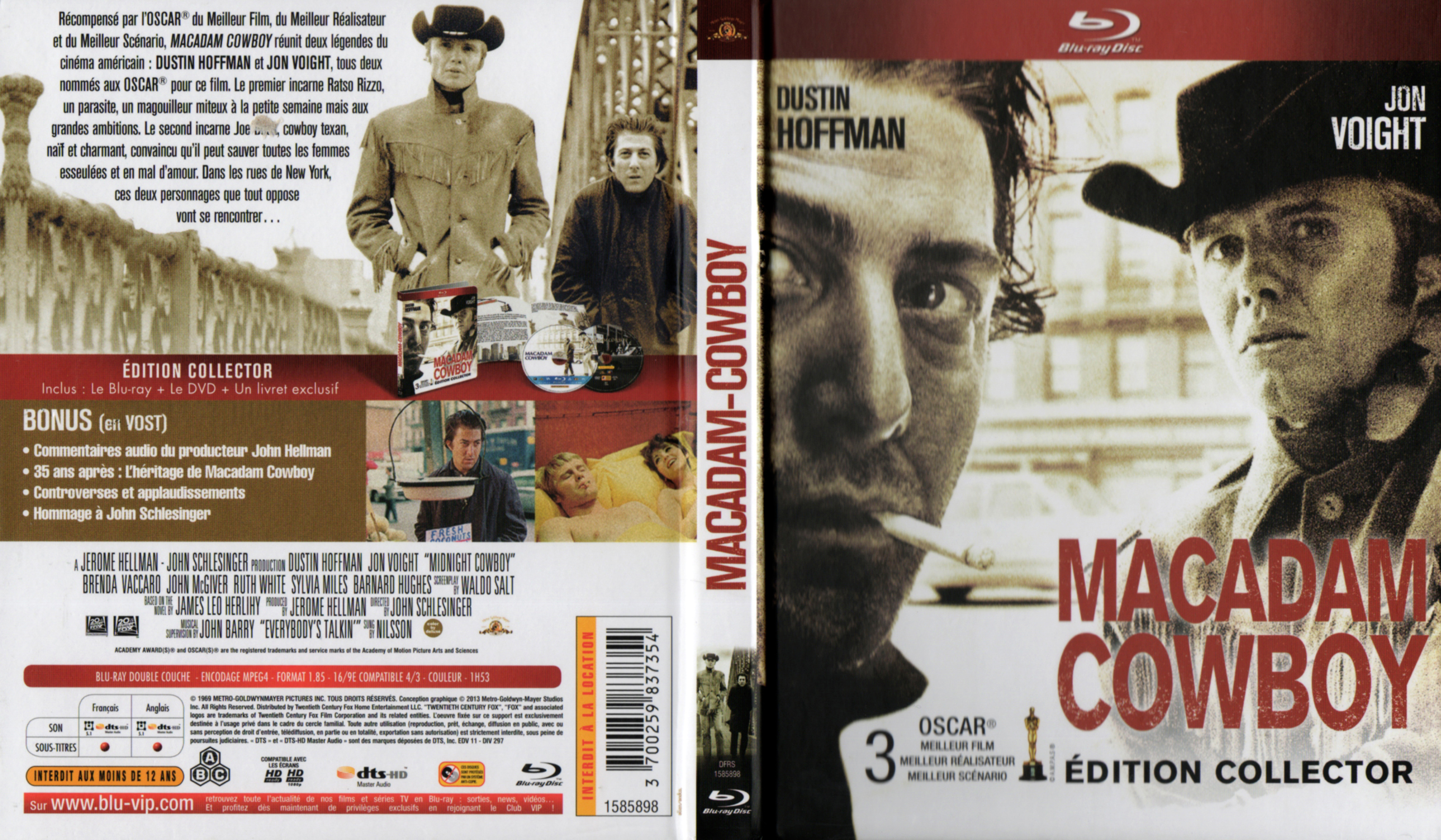 Jaquette DVD Macadam cowboy (BLU-RAY) v2