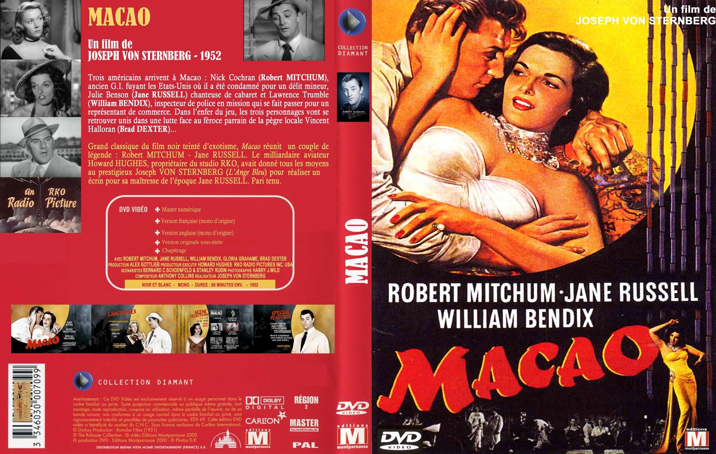 Jaquette DVD Macao custom