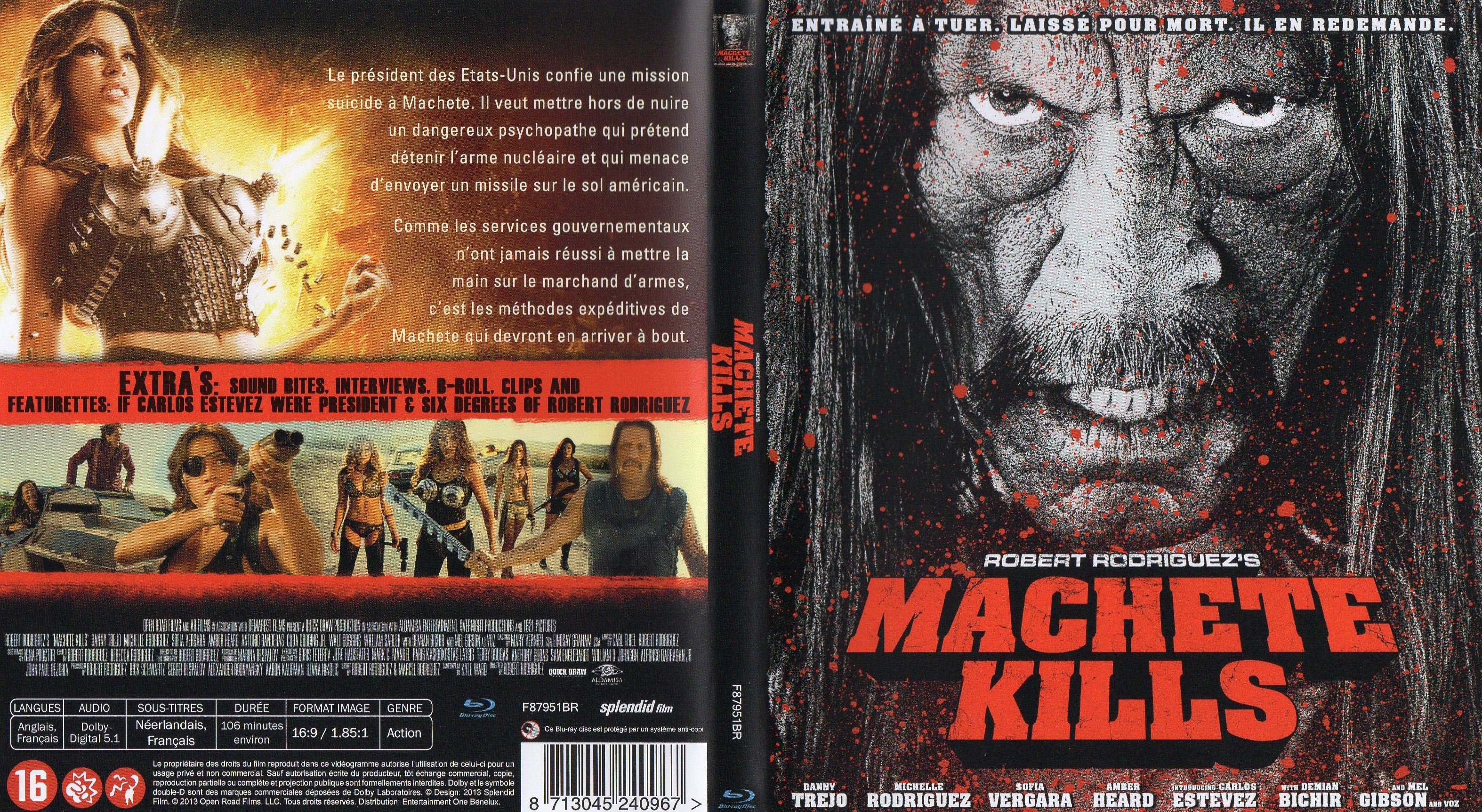 Jaquette DVD Machete Kills (BLU-RAY) v2