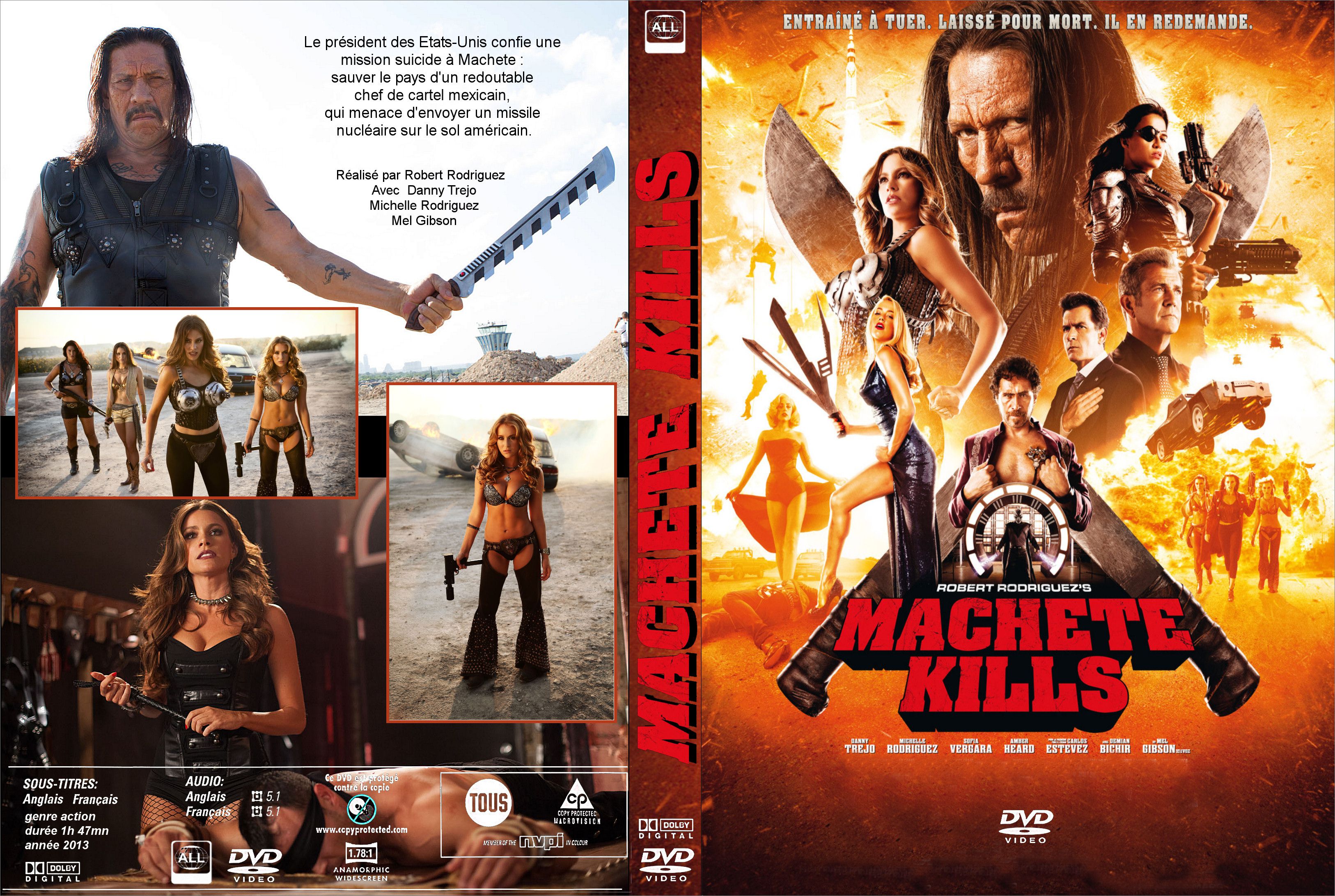 Jaquette DVD Machete Kills custom