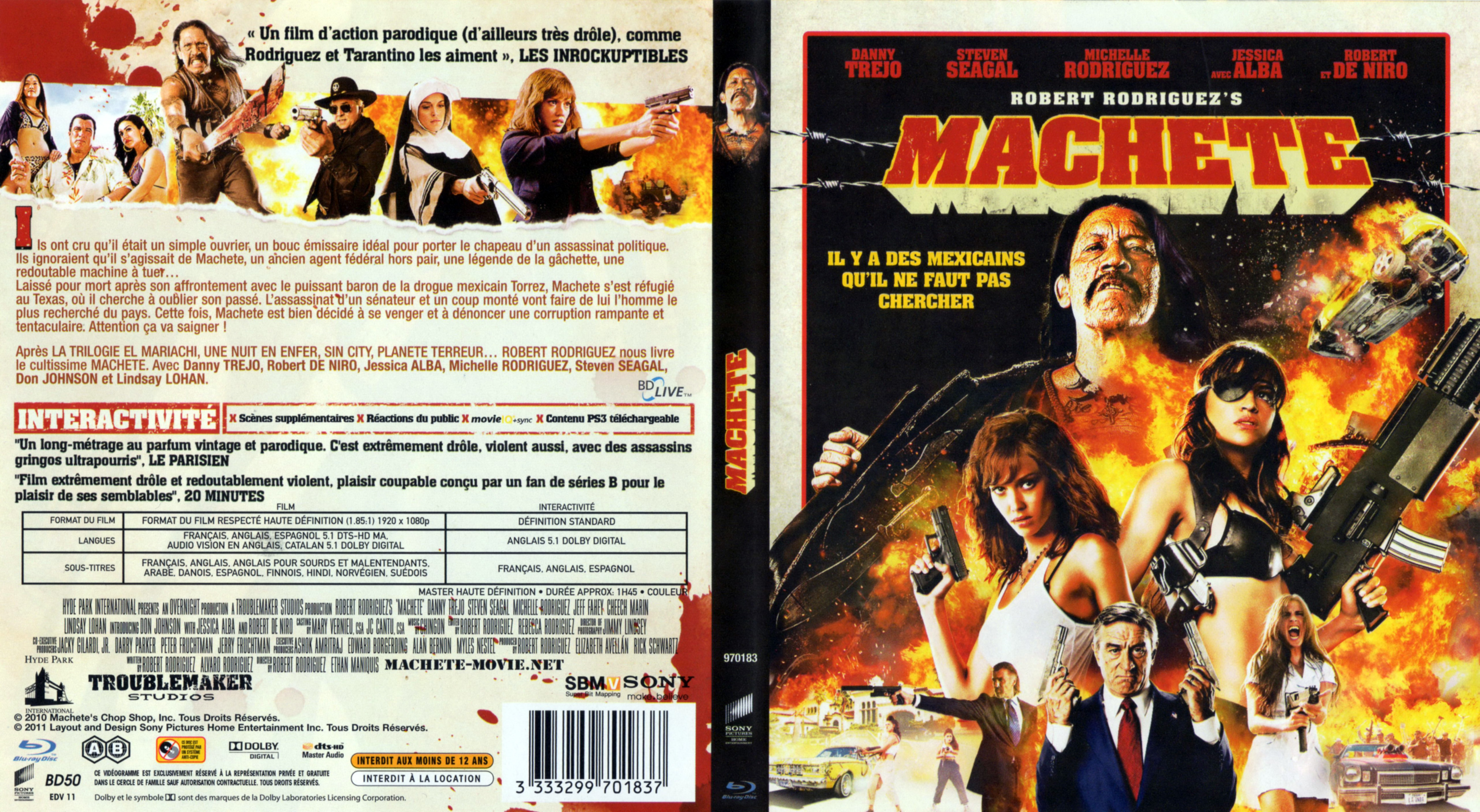 Jaquette DVD Machete (BLU-RAY)