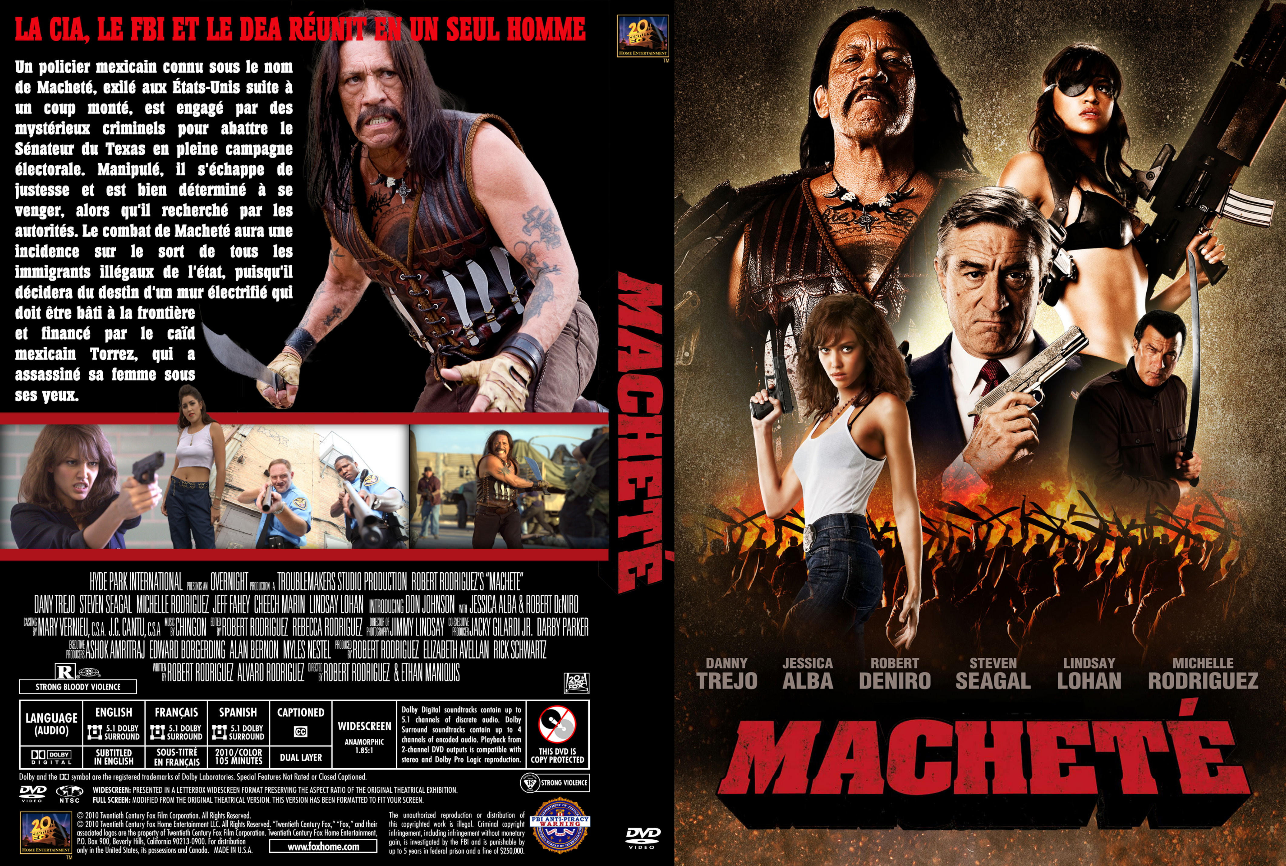 Jaquette DVD Machete custom