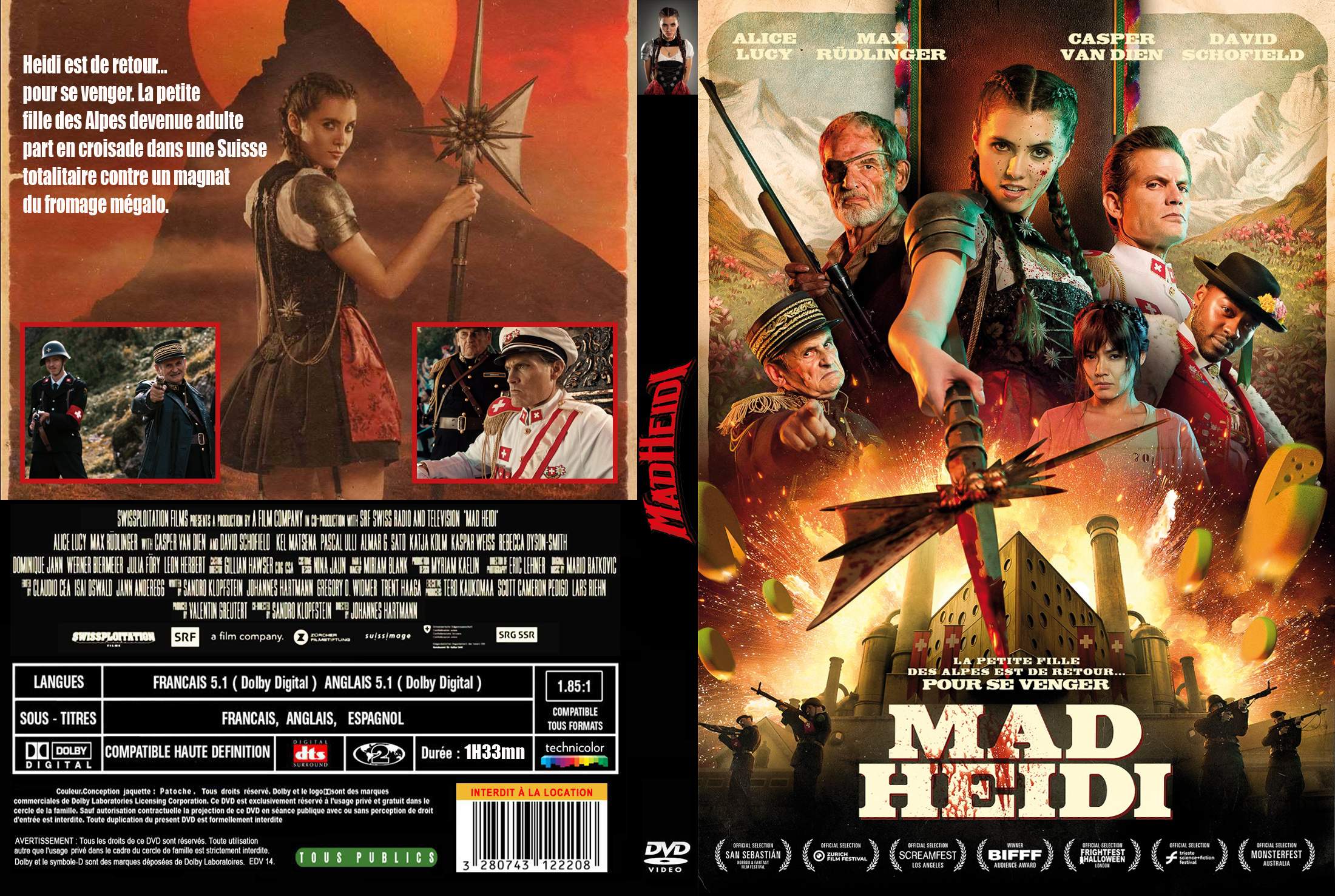 Jaquette DVD Mad Heidi custom