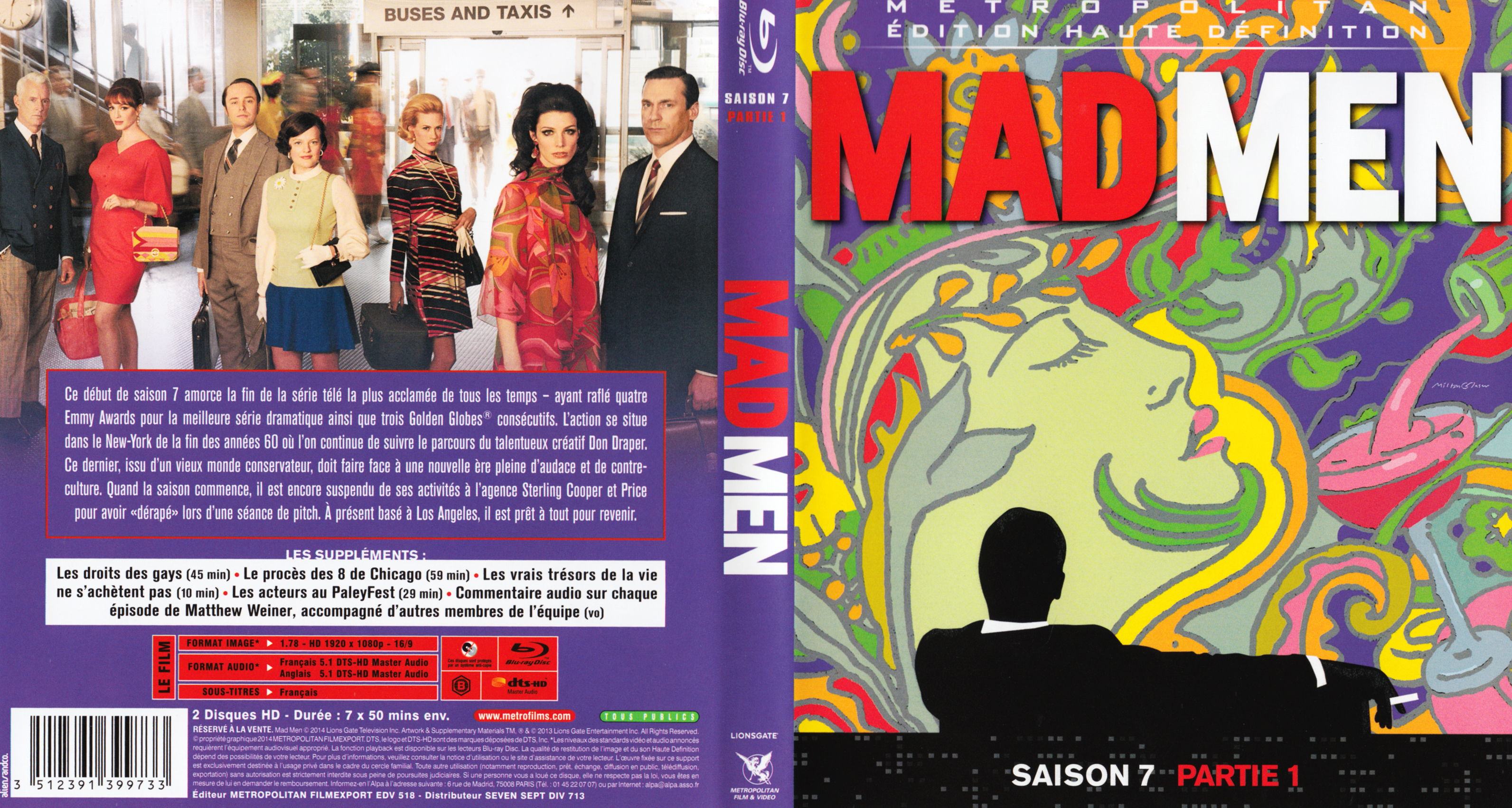 Jaquette DVD Mad Man Saison 7 Partie 1