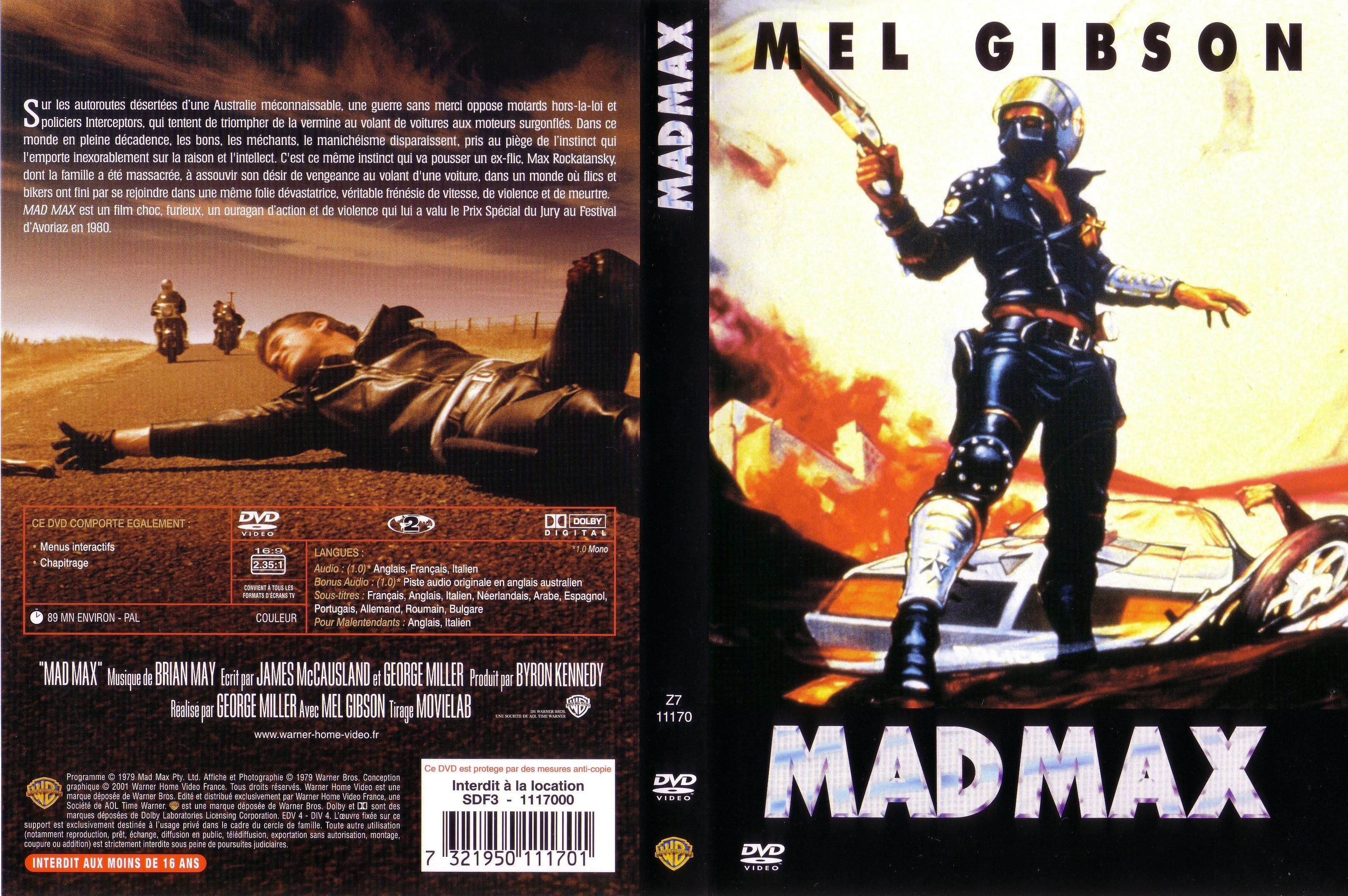 Jaquette DVD Mad Max