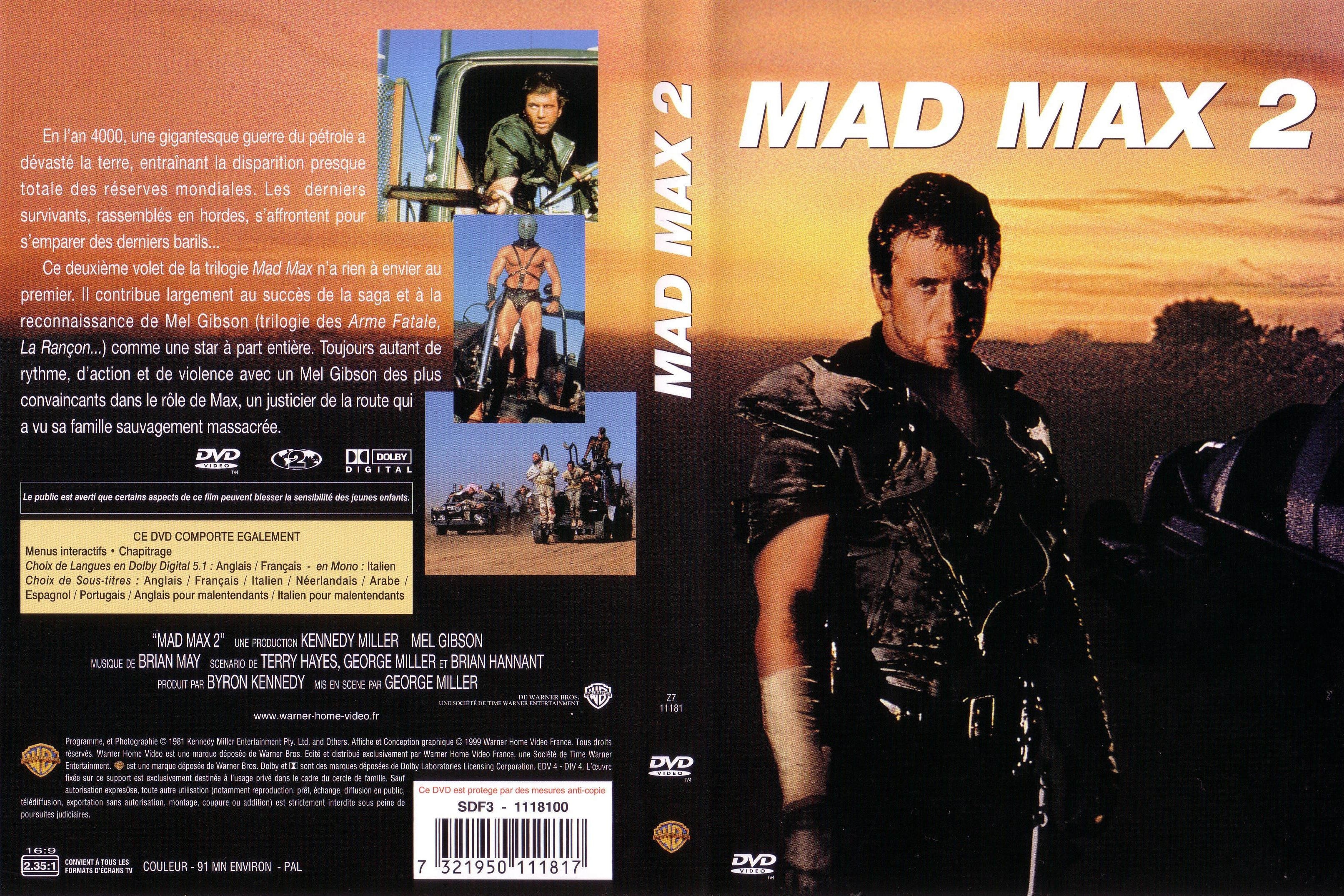 Jaquette DVD Mad Max 2
