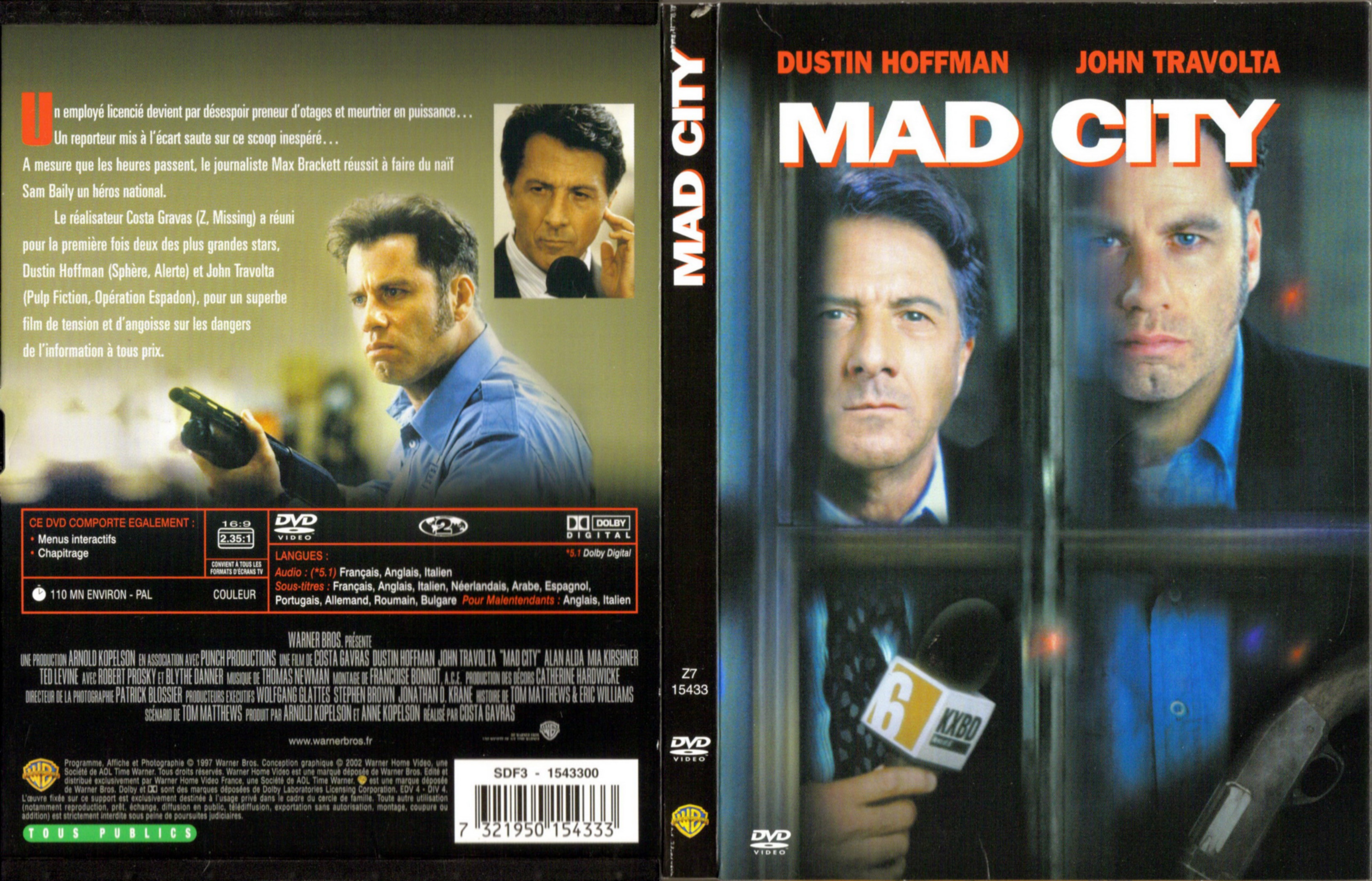 Jaquette DVD Mad city