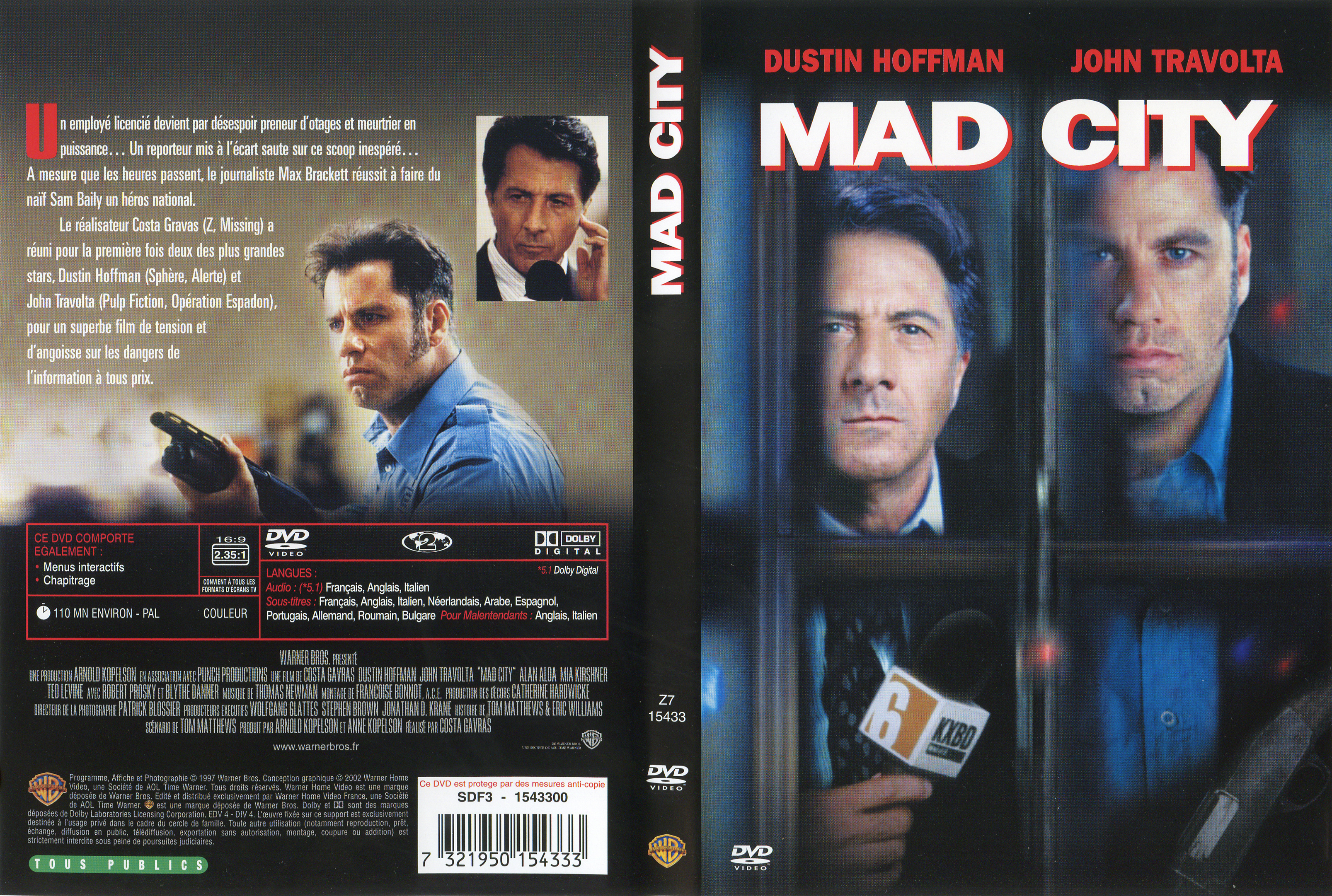 Jaquette DVD Mad city v2