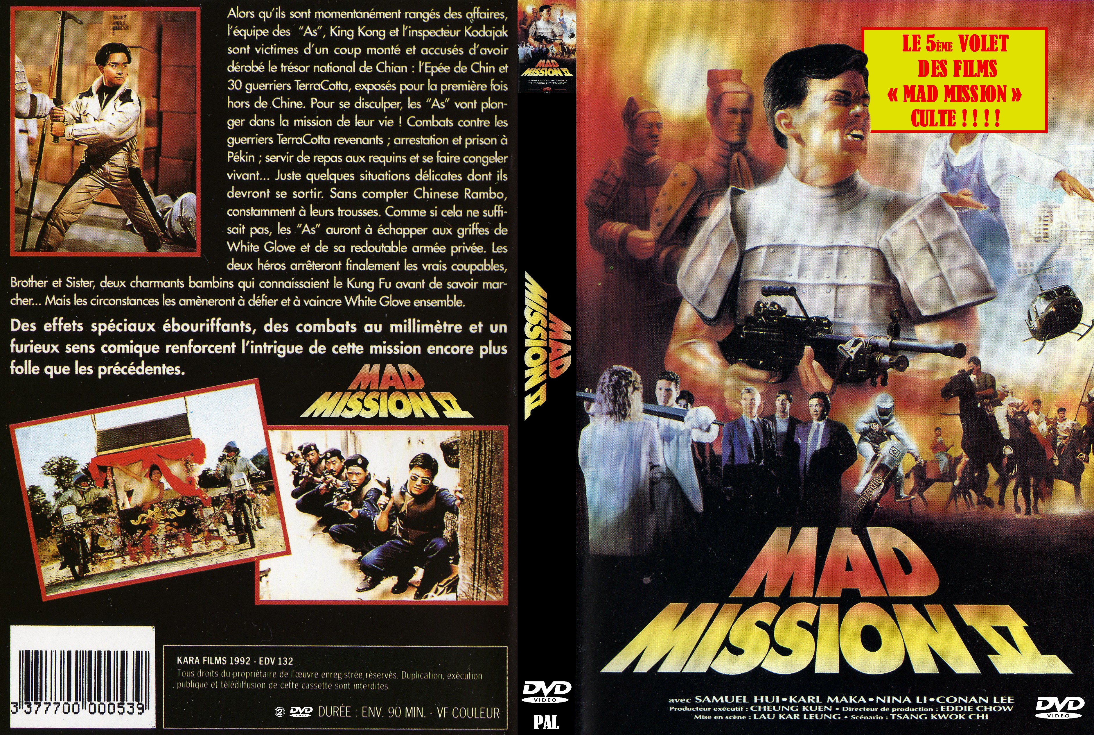 Jaquette DVD Mad mission 5 custom