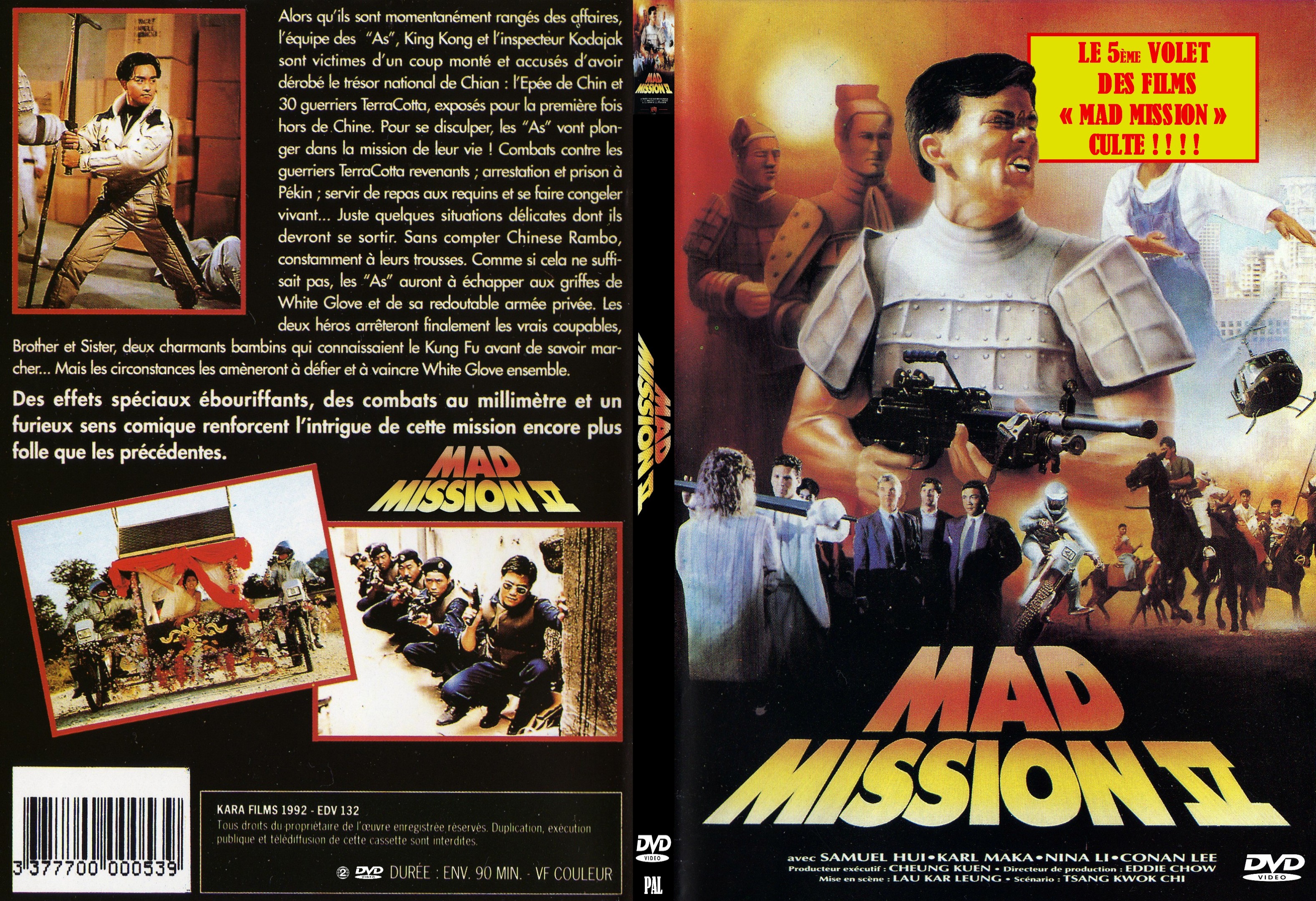 Jaquette DVD Mad mission 5 custom - SLIM
