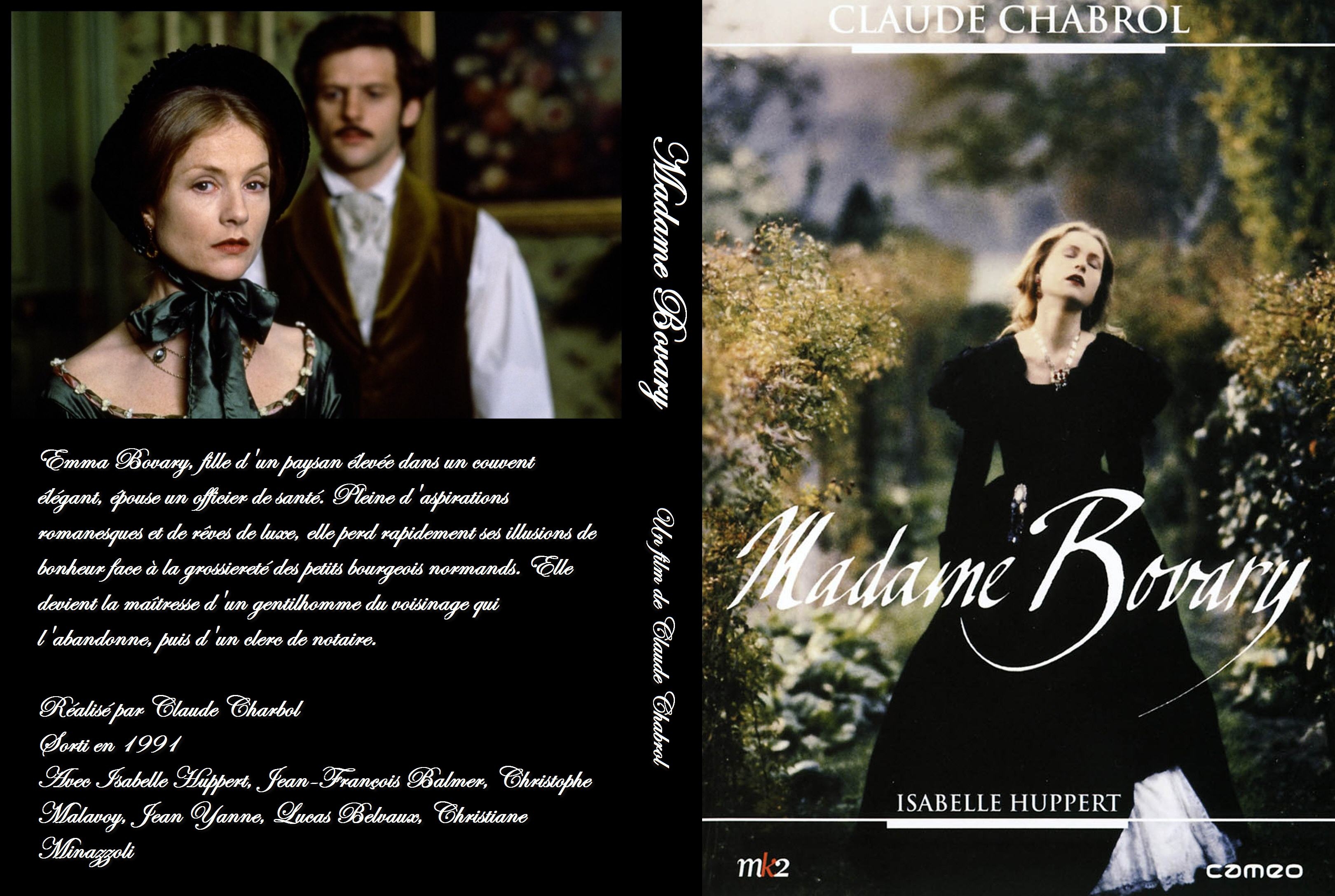 Jaquette DVD Madame Bovary (1991) custom