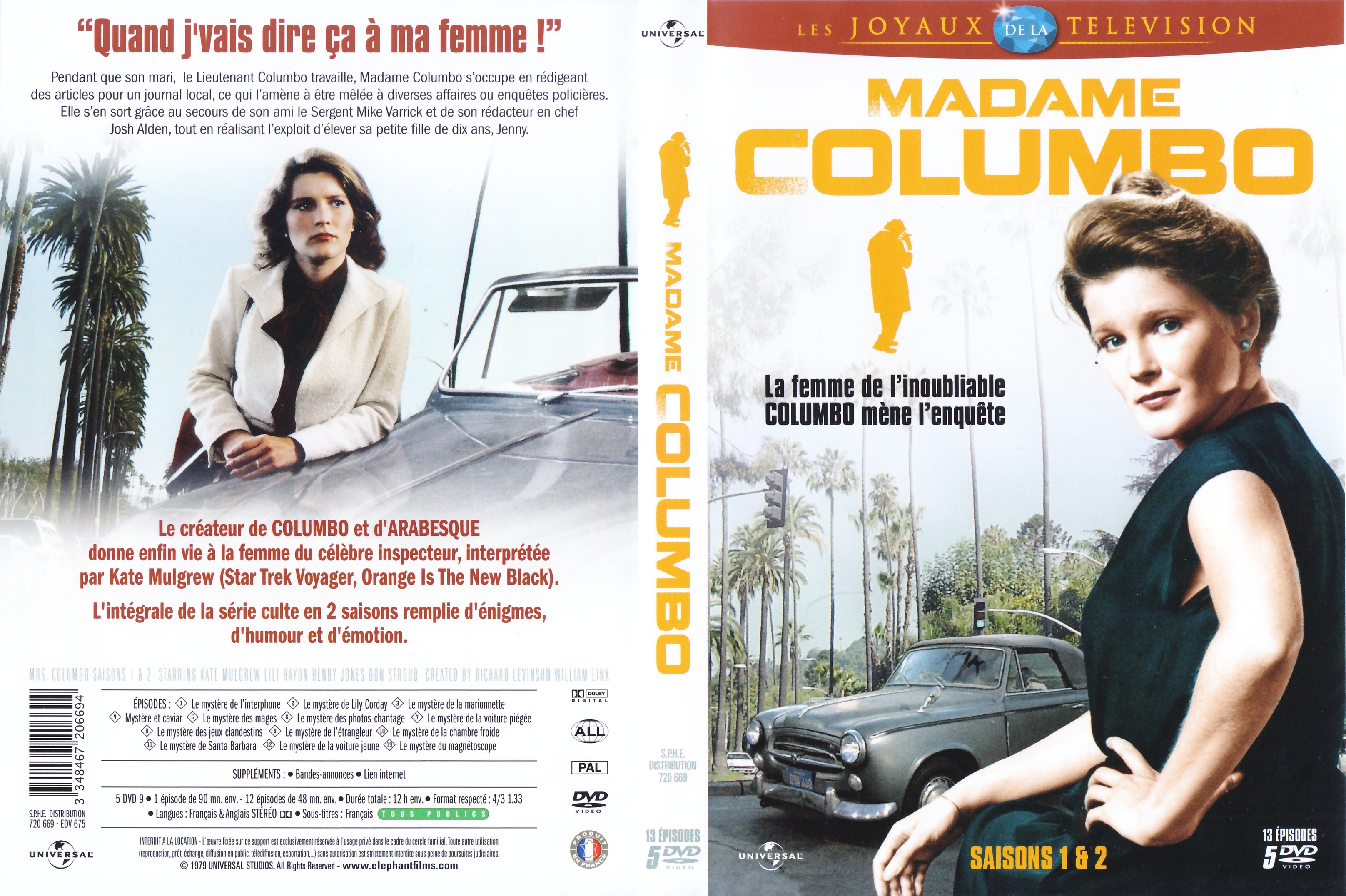 Jaquette DVD Madame Columbo Saison 1 et 2