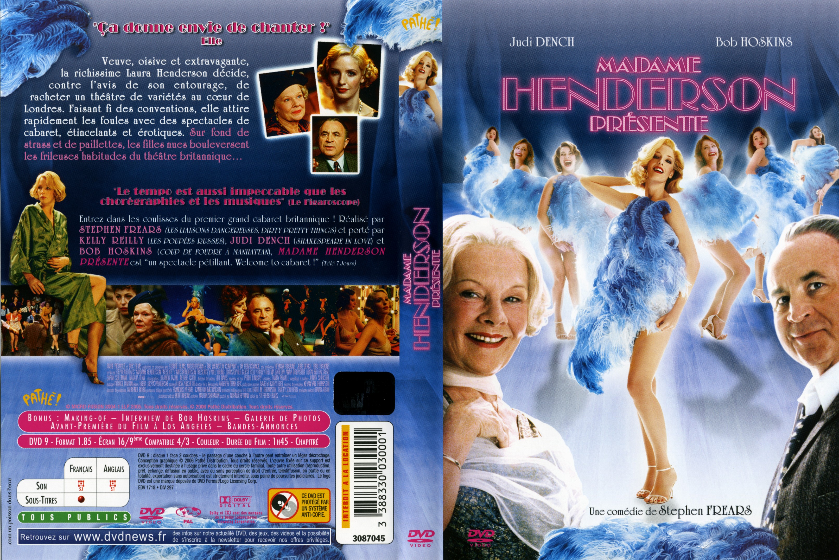Jaquette DVD Madame Henderson prsente