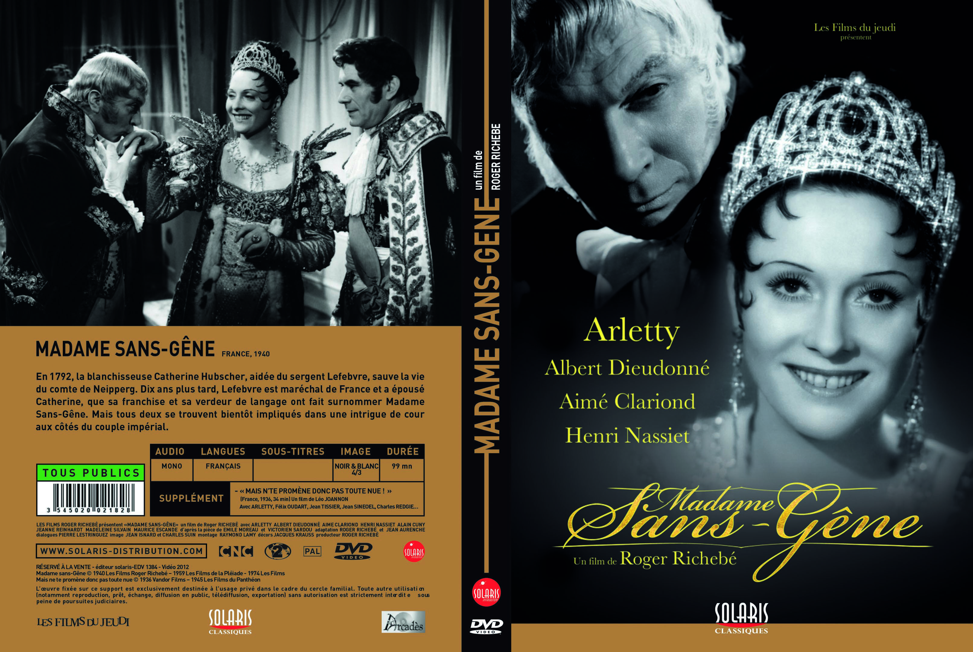 Jaquette DVD Madame Sans-Gne