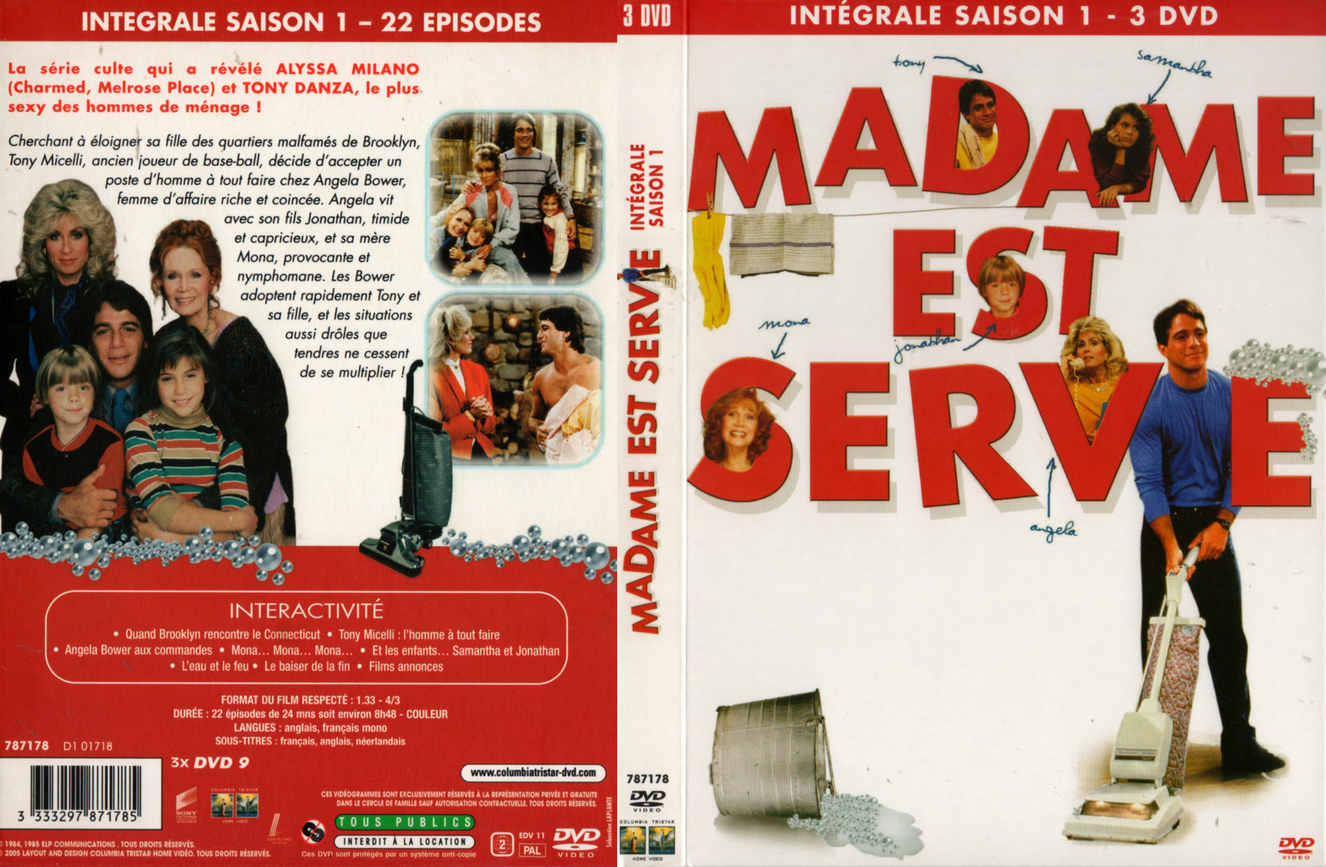 Jaquette DVD Madame est servie Saison 1 COFFRET v2